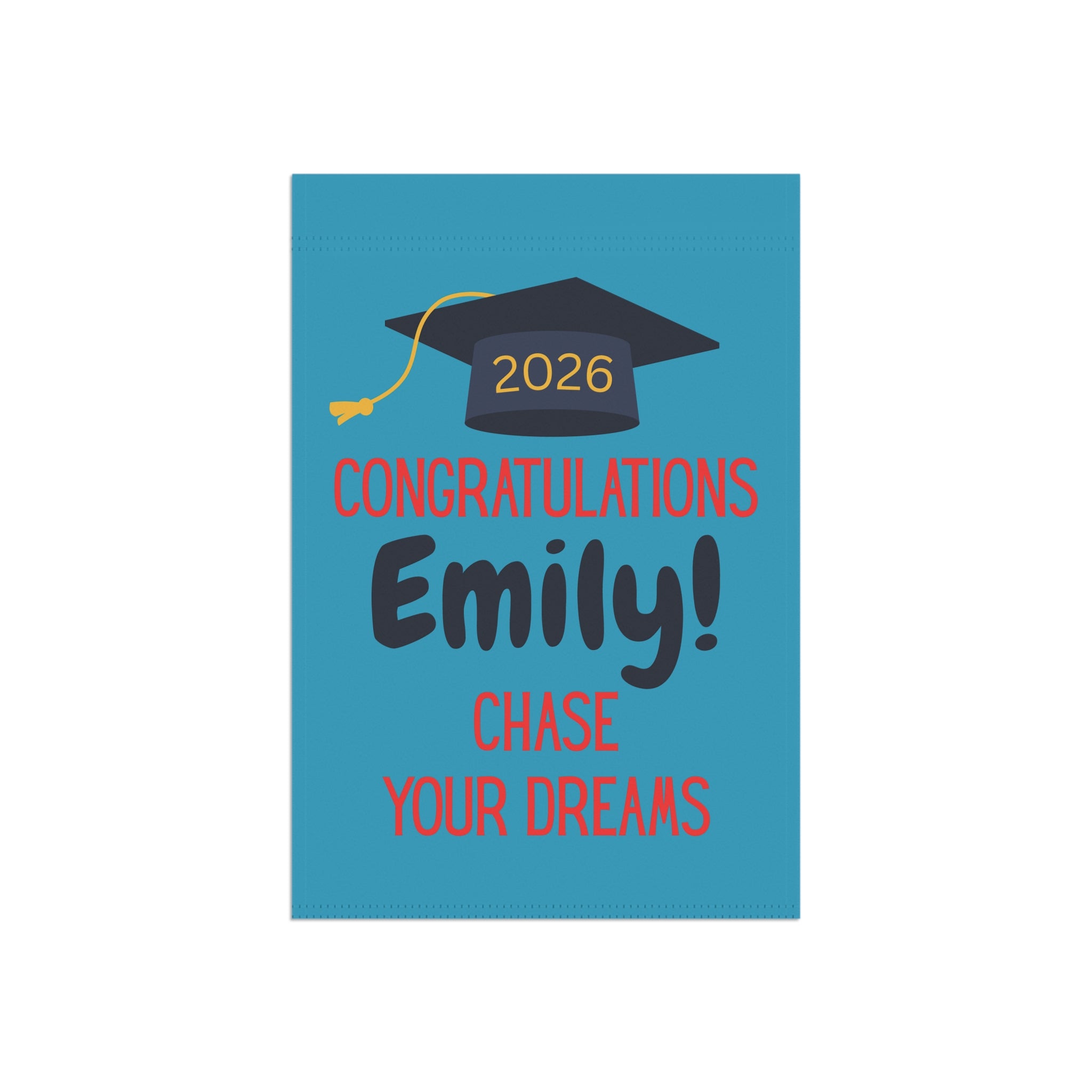 Graduation Garden Flag