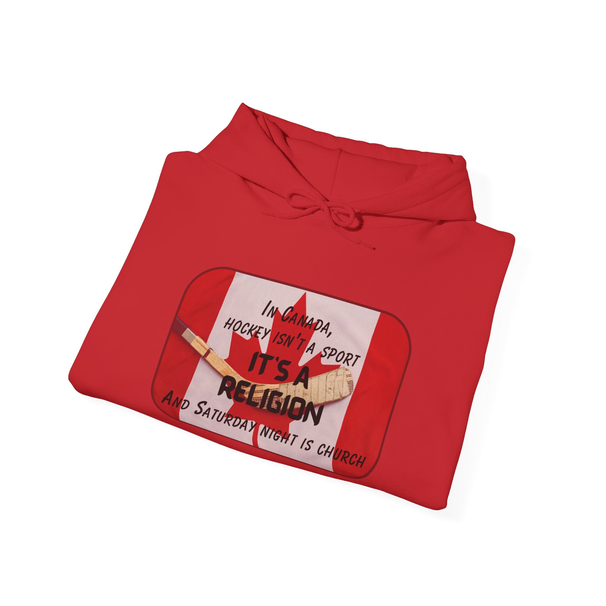 Canada Hockey Religion Hoodie