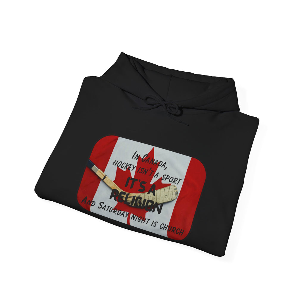 Canada Hockey Religion Hoodie