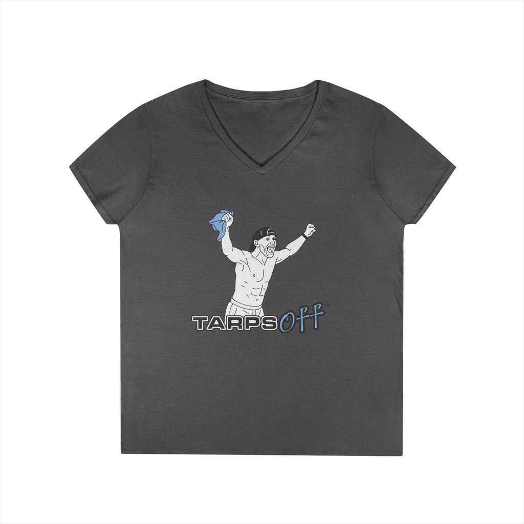 Tarps Off Ladies' V-Neck T-Shirt