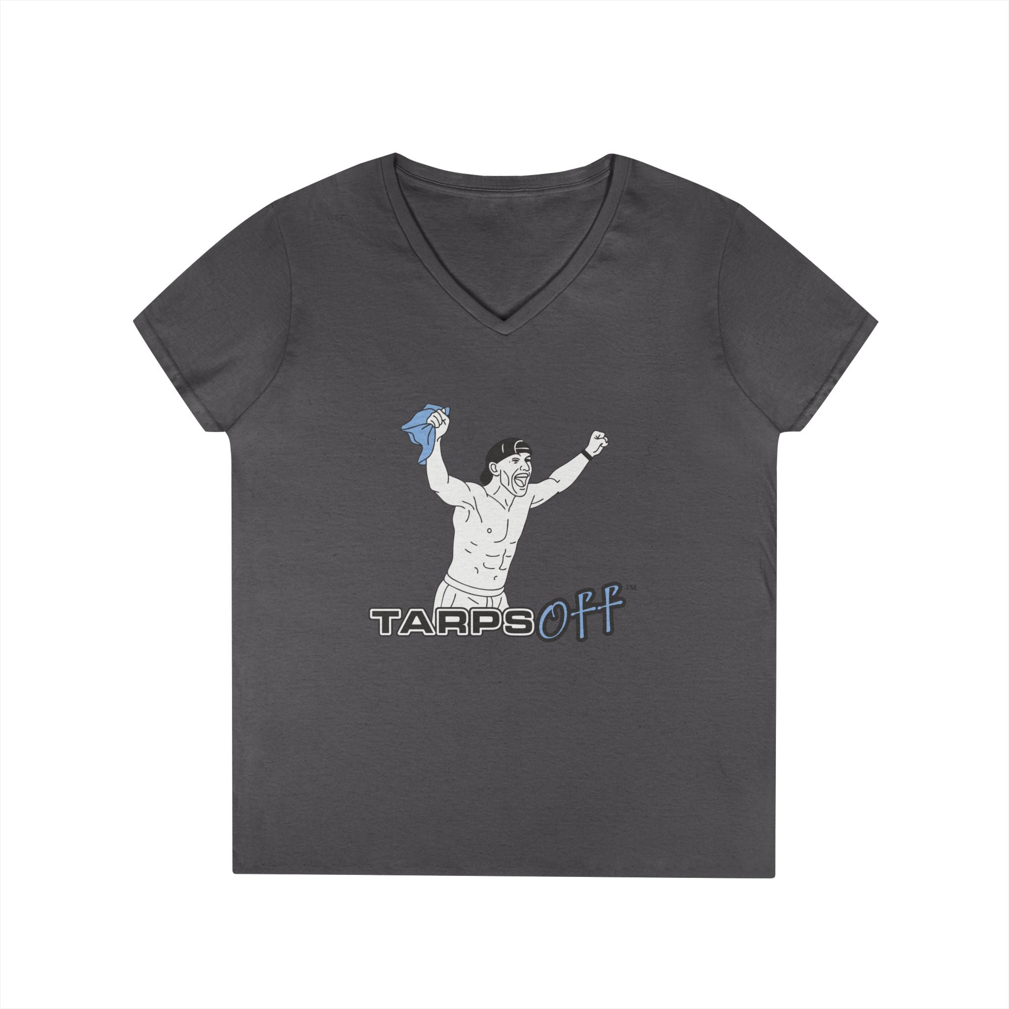 Tarps Off Ladies' V-Neck T-Shirt