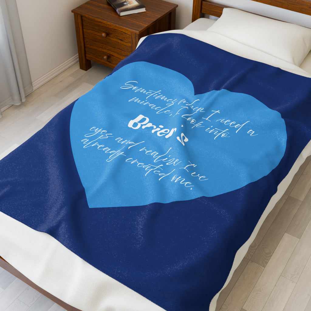 Personalized Miracle Plush Blanket