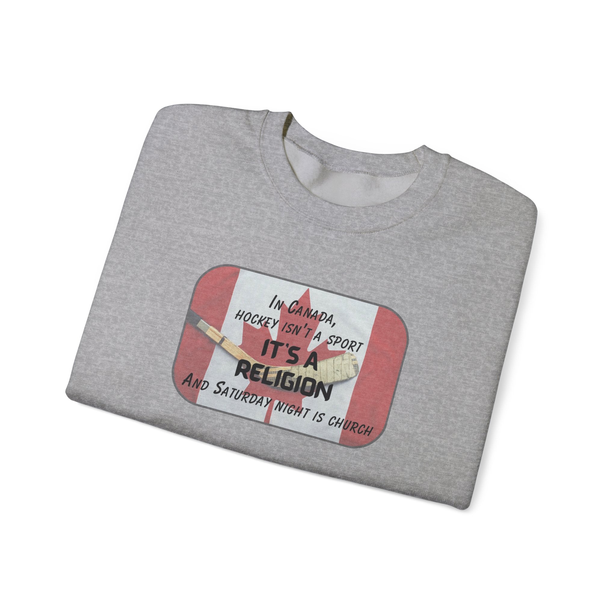 Canada Hockey Religion Sweatshirt
