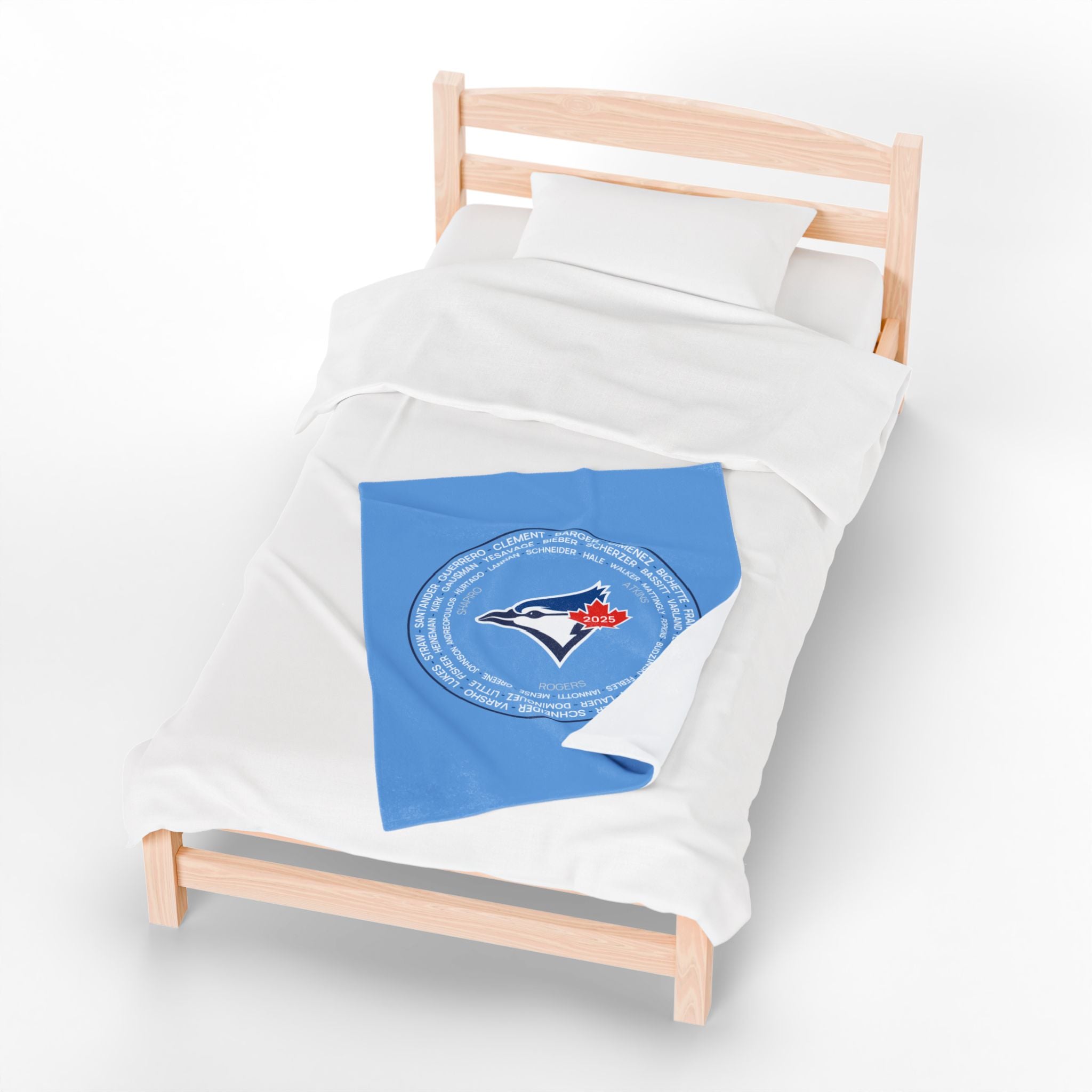 2025 Toronto Blue Jays Post-Season Roster Plush Blanket