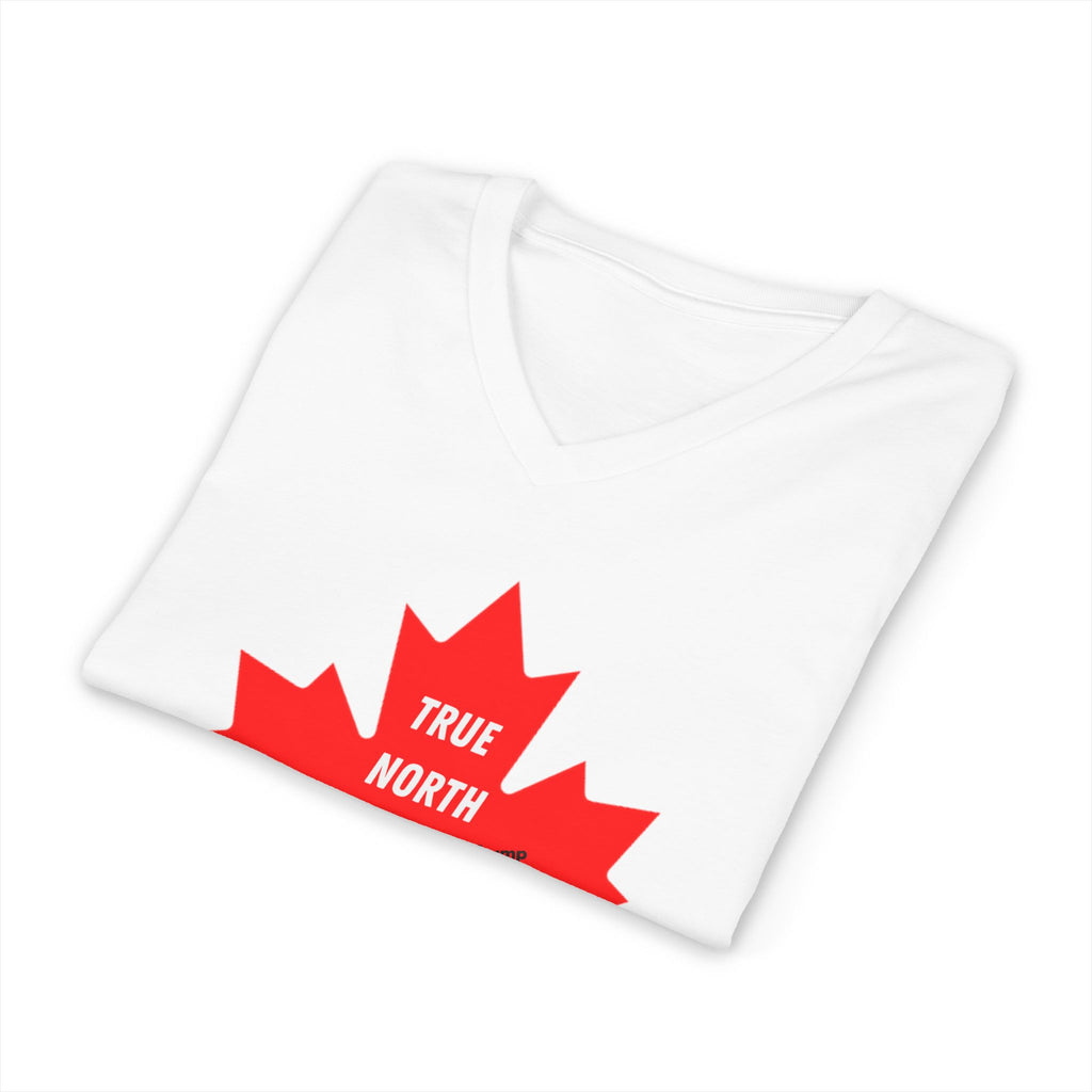 Canada True North Strong and Free Anti Trump V-Neck T-Shirt