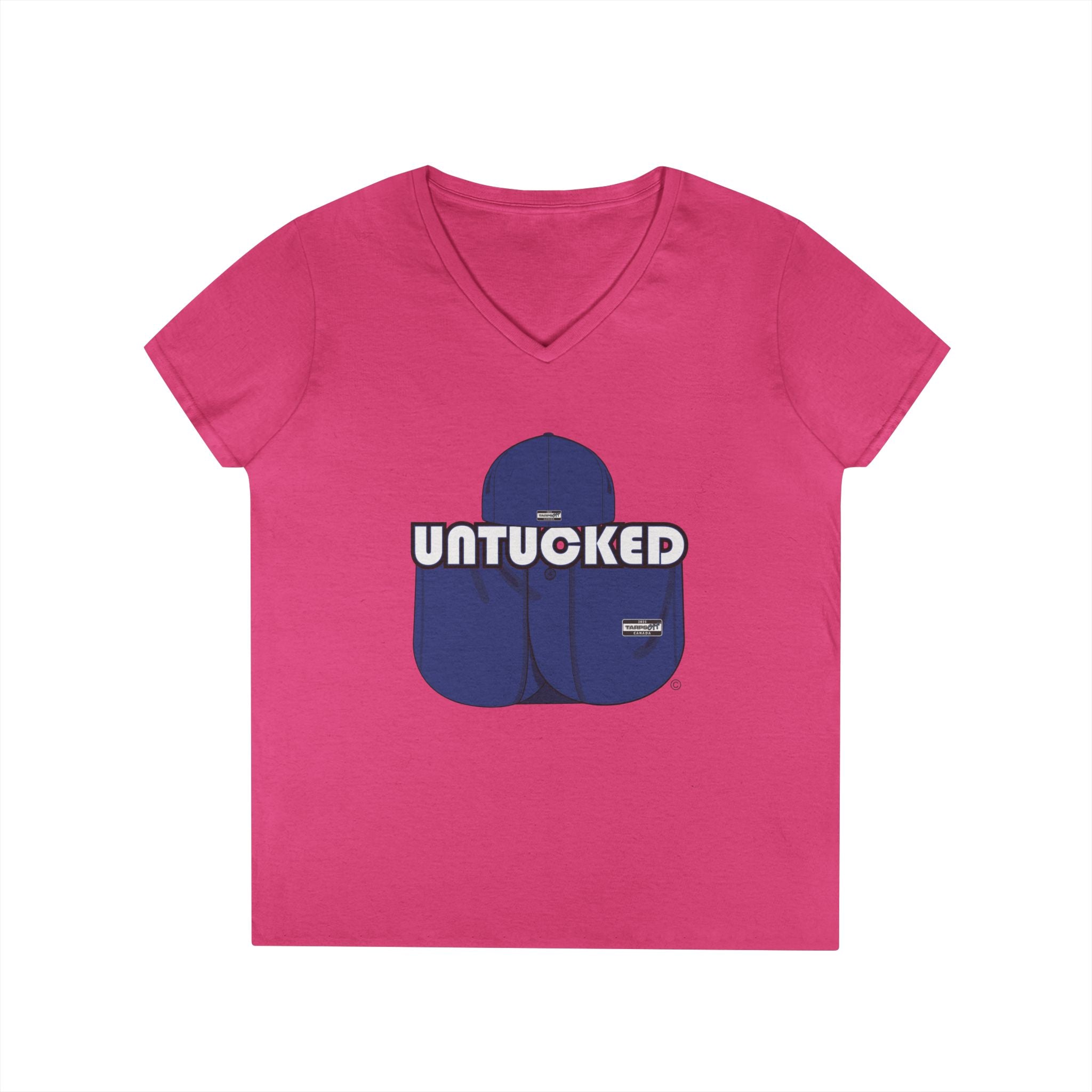 Untucked Ladies' V-Neck T-Shirt