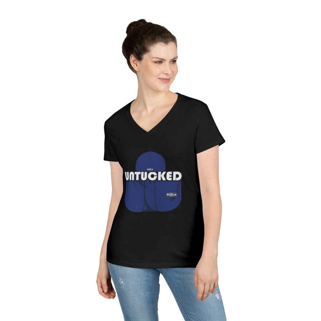 Untucked Ladies' V-Neck T-Shirt