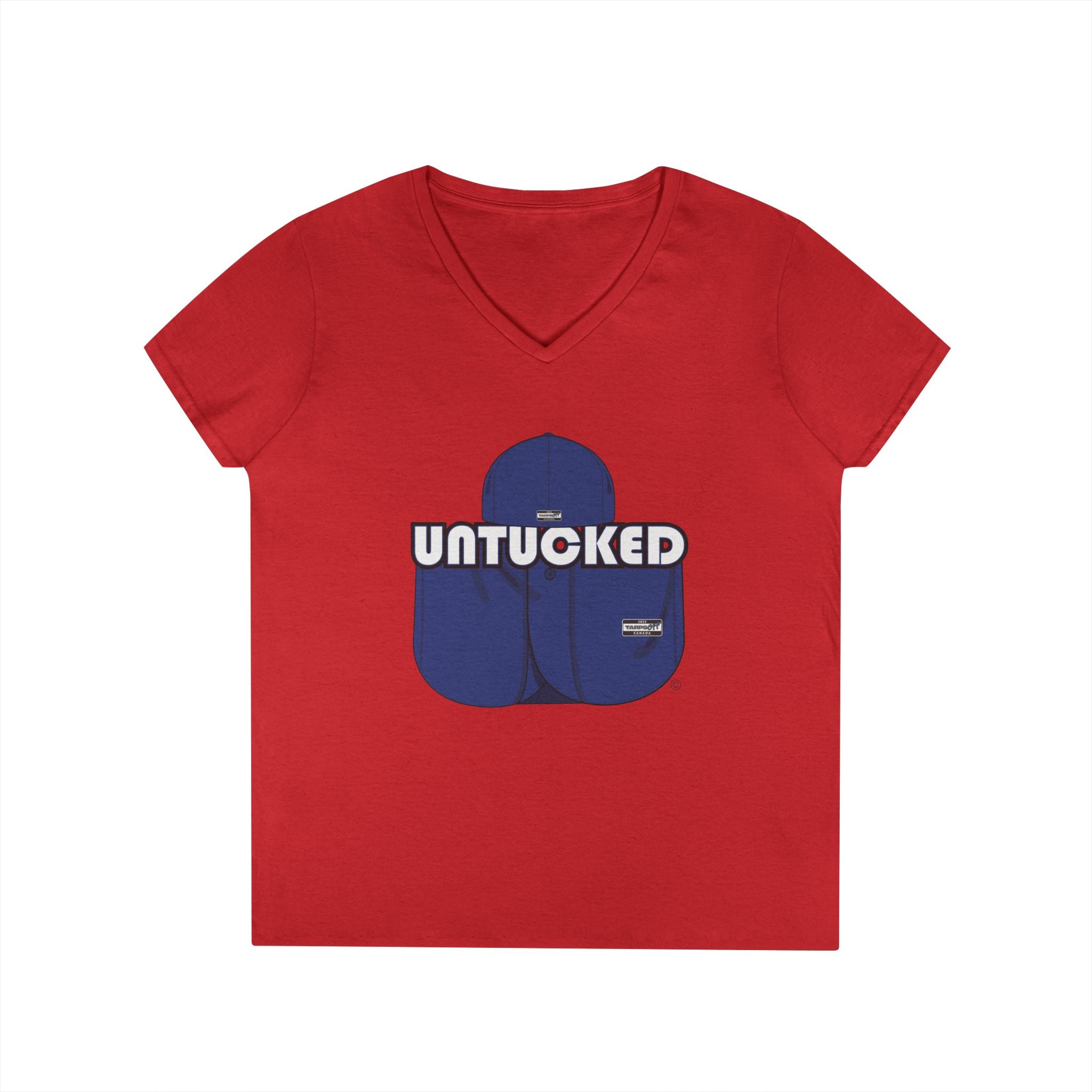 Untucked Ladies' V-Neck T-Shirt