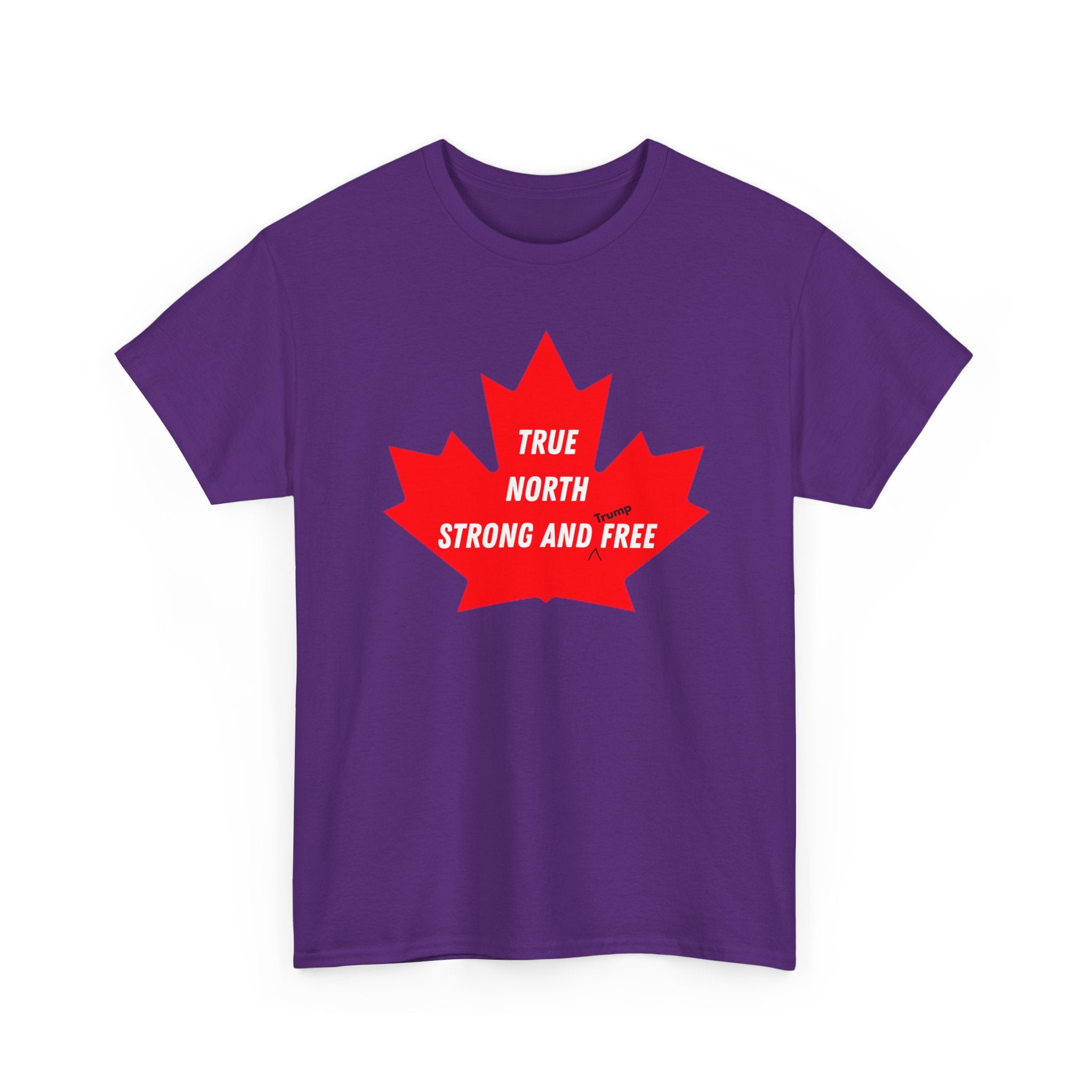 Canada True North Strong and Free Anti Trump T‑Shirt