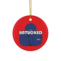 Untucked Ceramic Ornament