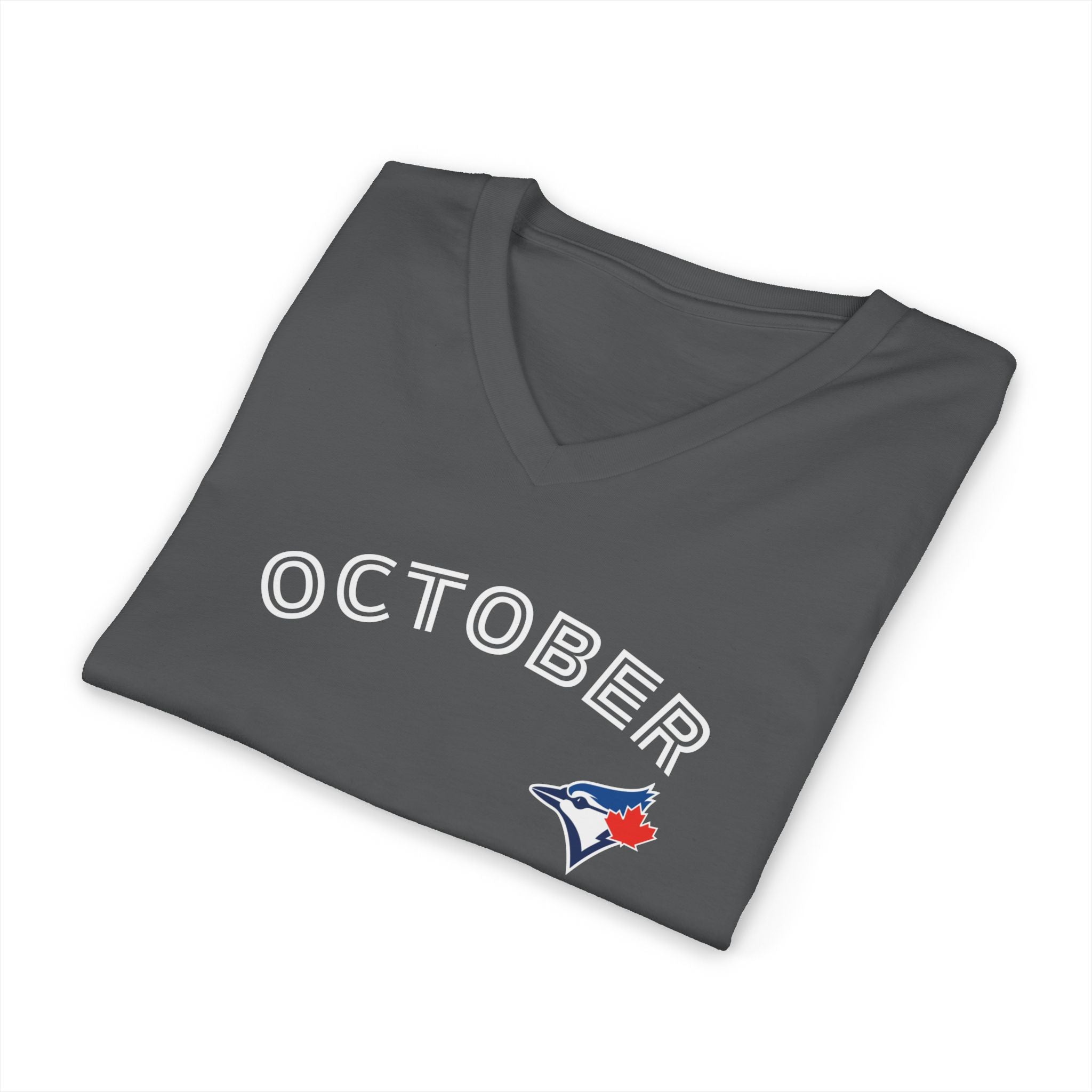 Toronto Blue Jays Arched October Starts in March V‑Neck T-Shirt