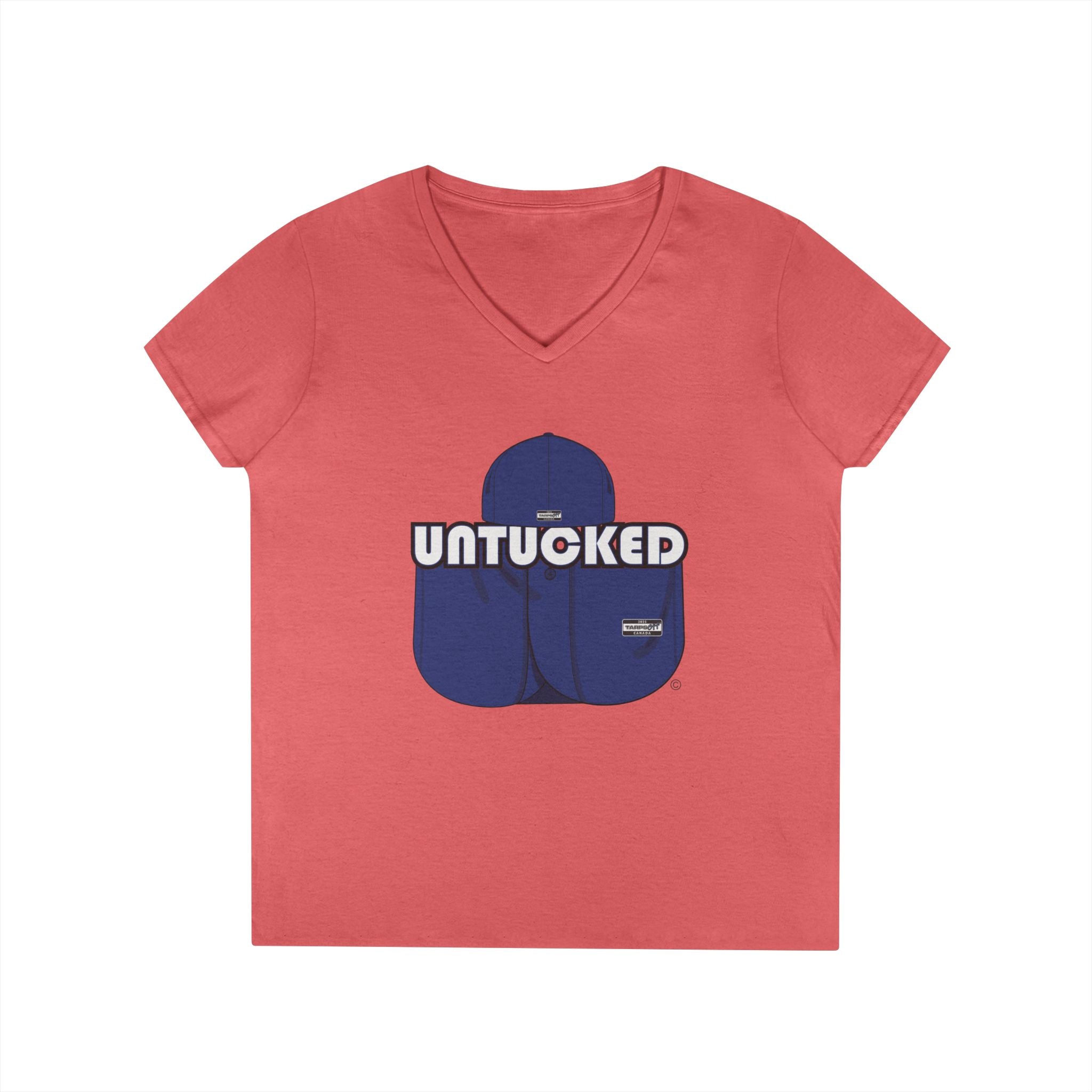 Untucked Ladies' V-Neck T-Shirt