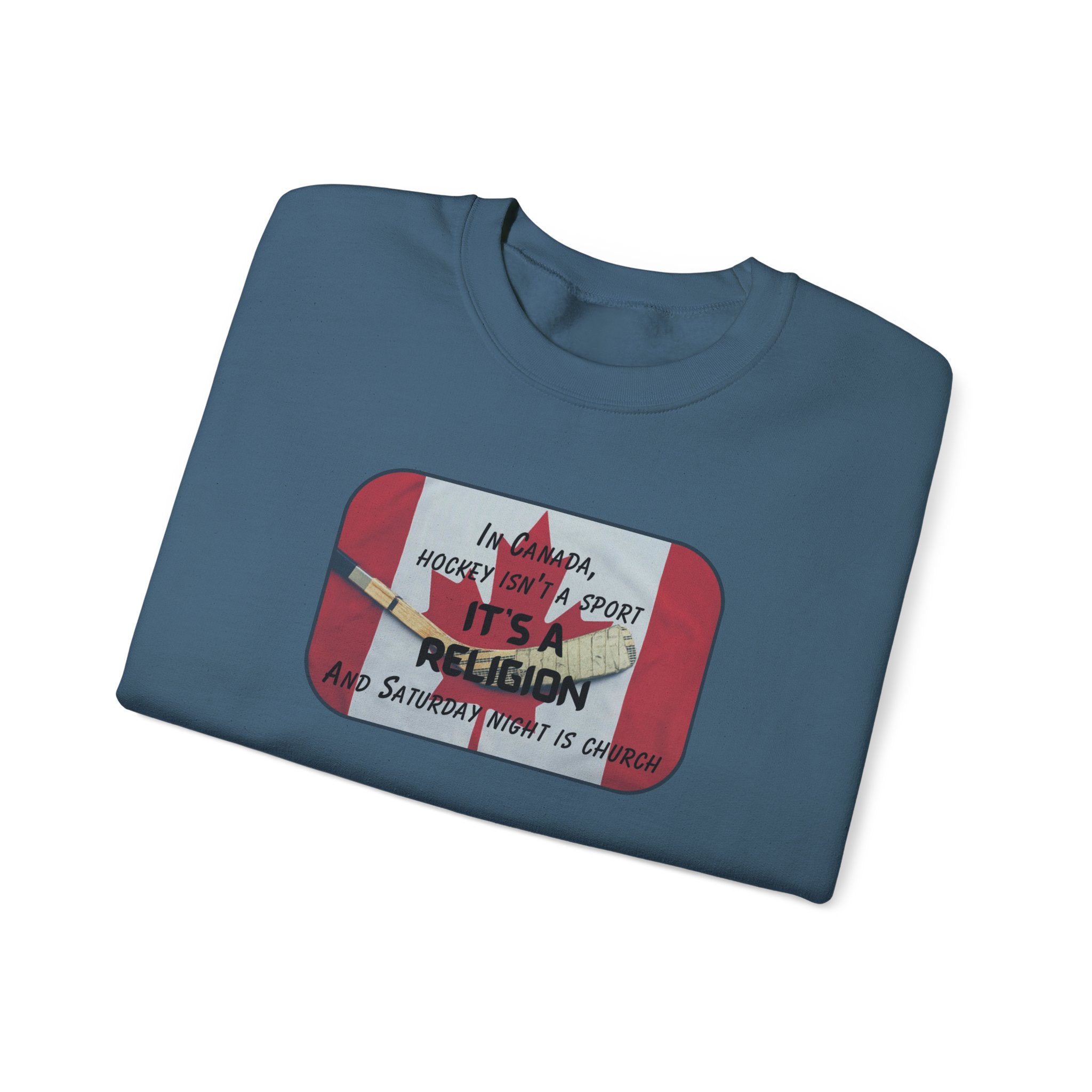 Canada Hockey Religion Sweatshirt