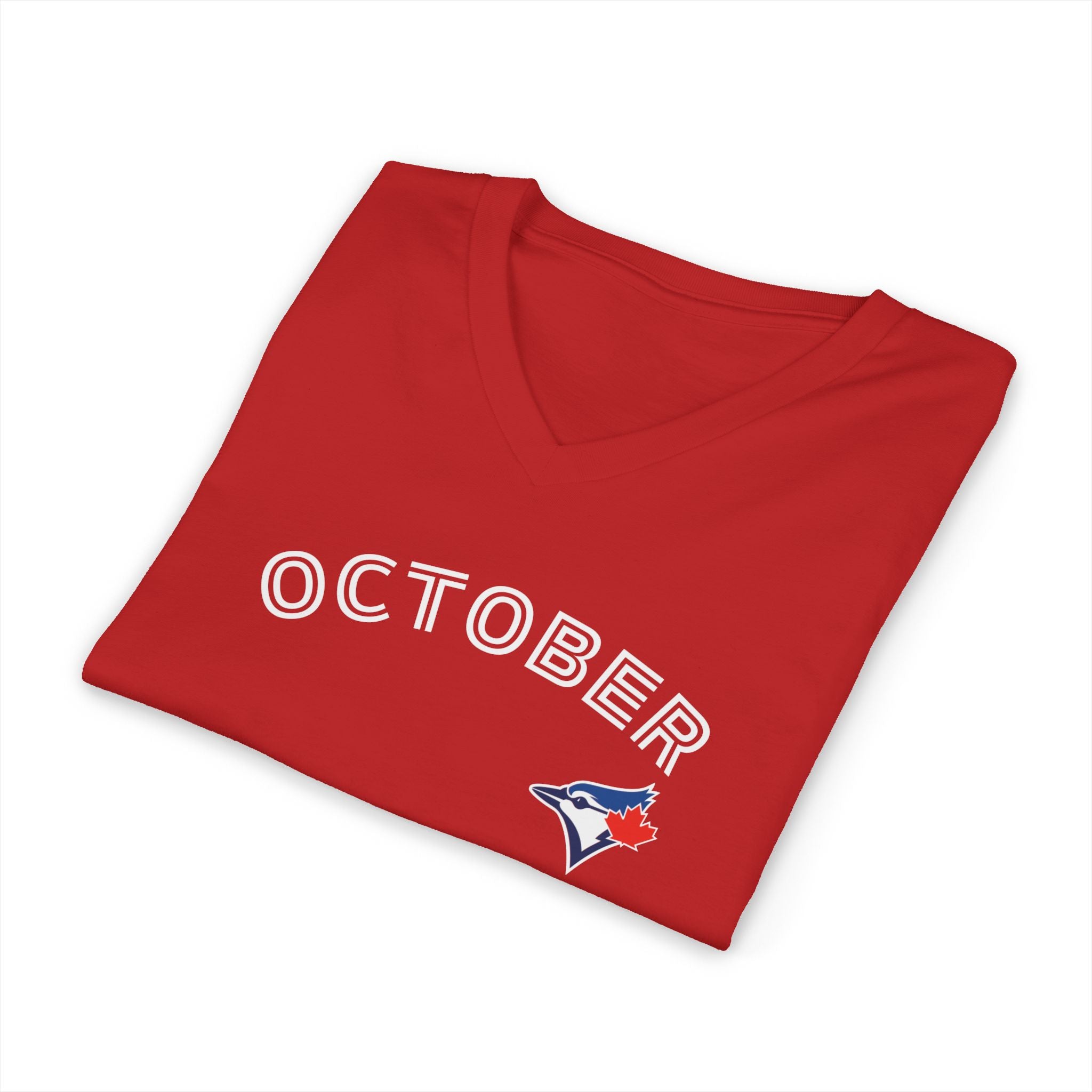 Toronto Blue Jays Arched October Starts in March V‑Neck T-Shirt