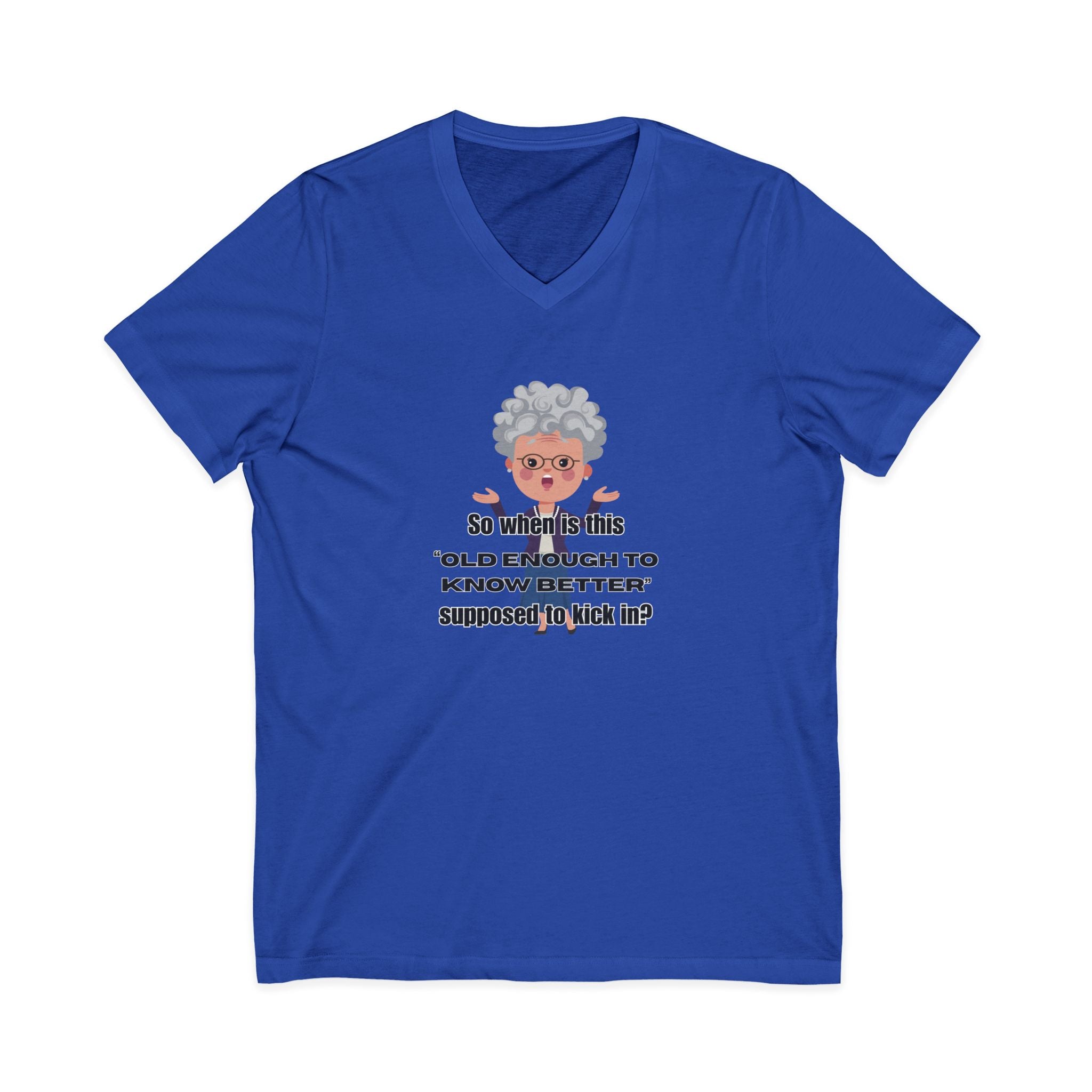 Funny Grandma V-Neck T-Shirt