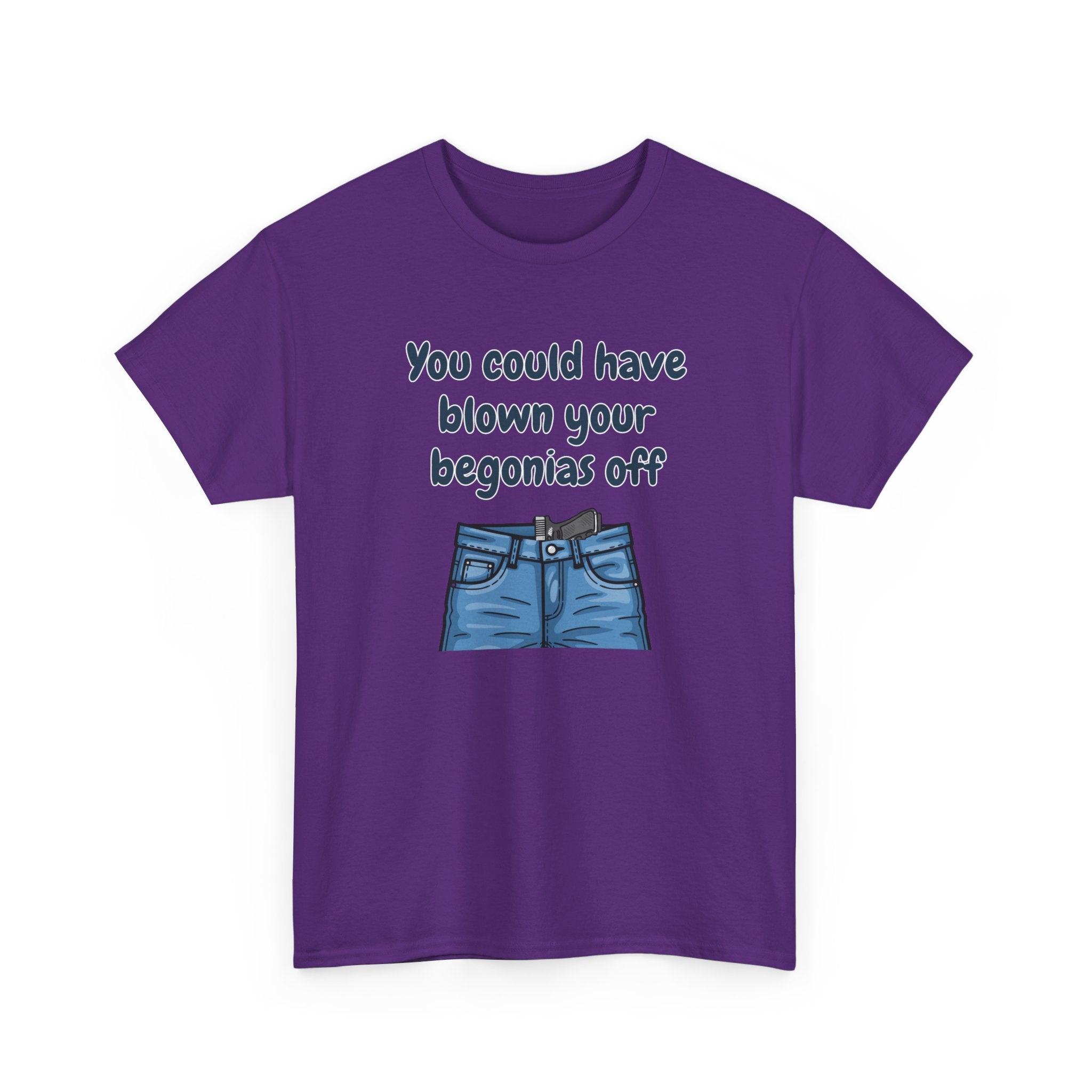 Chief Bradley Taylor You Could Have Blown Your Begonias Off Front/Back T‑Shirt