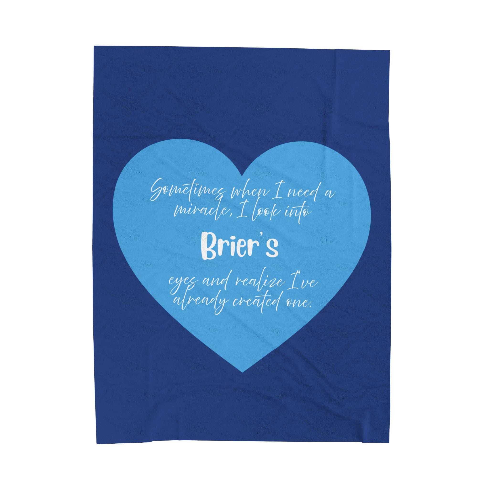 Personalized Miracle Plush Blanket