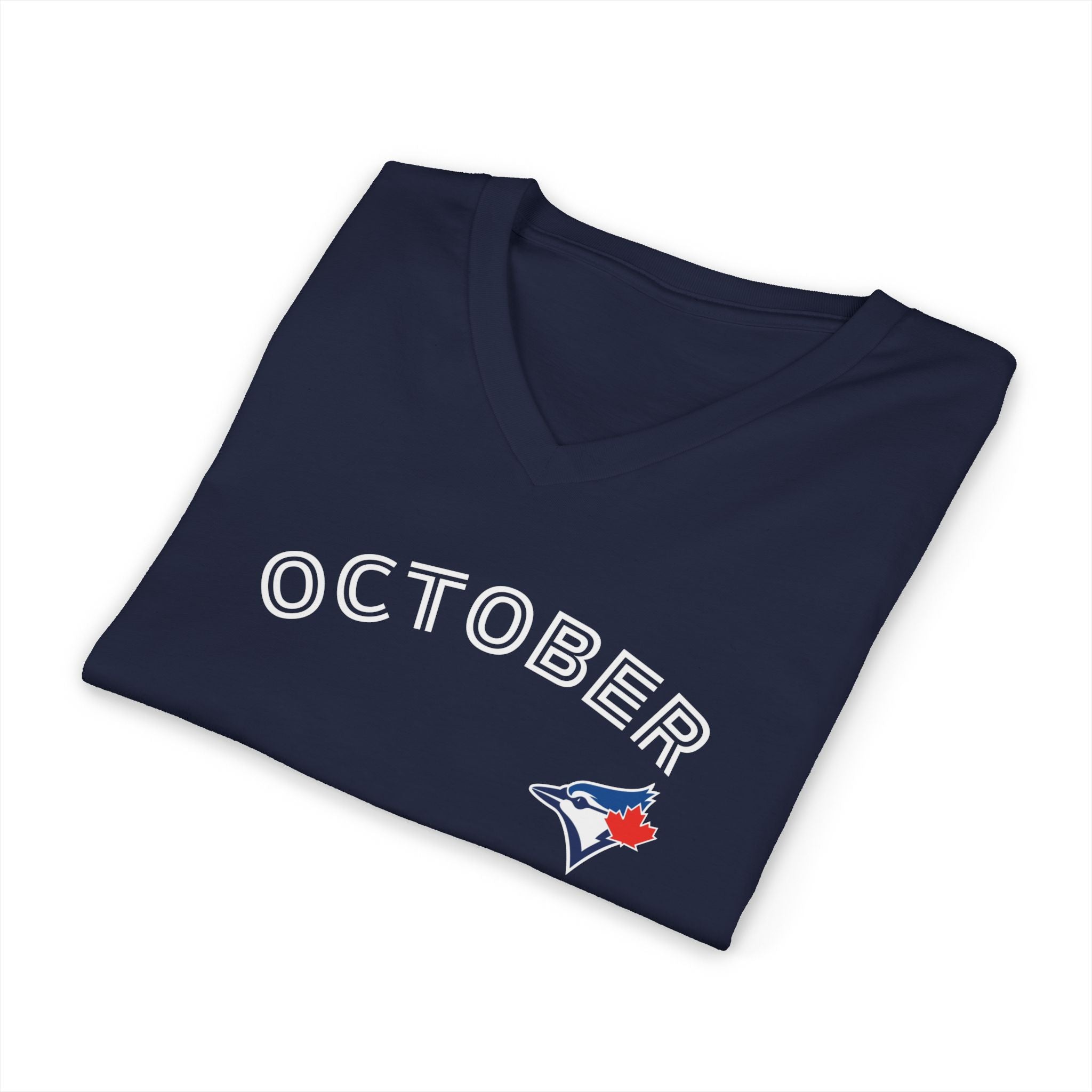 Toronto Blue Jays Arched October Starts in March V‑Neck T-Shirt