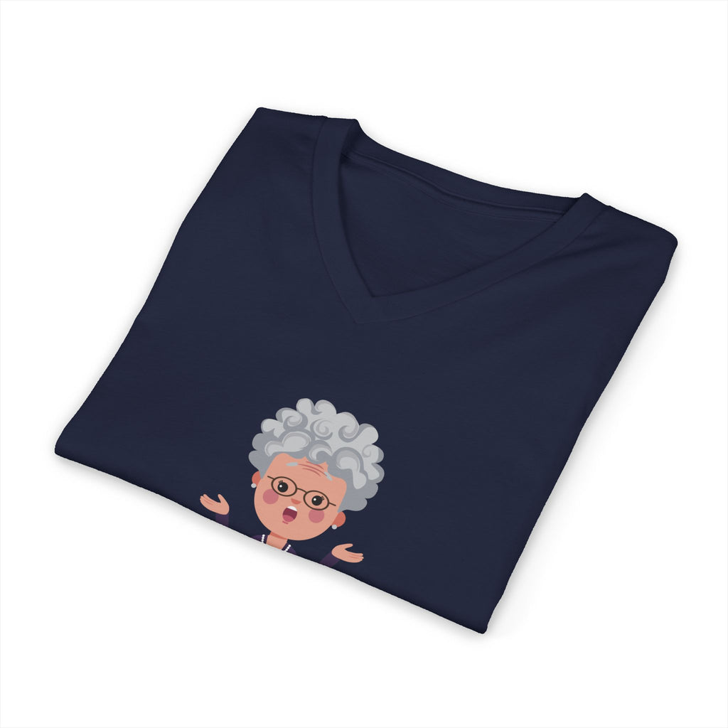 Funny Grandma V-Neck T-Shirt