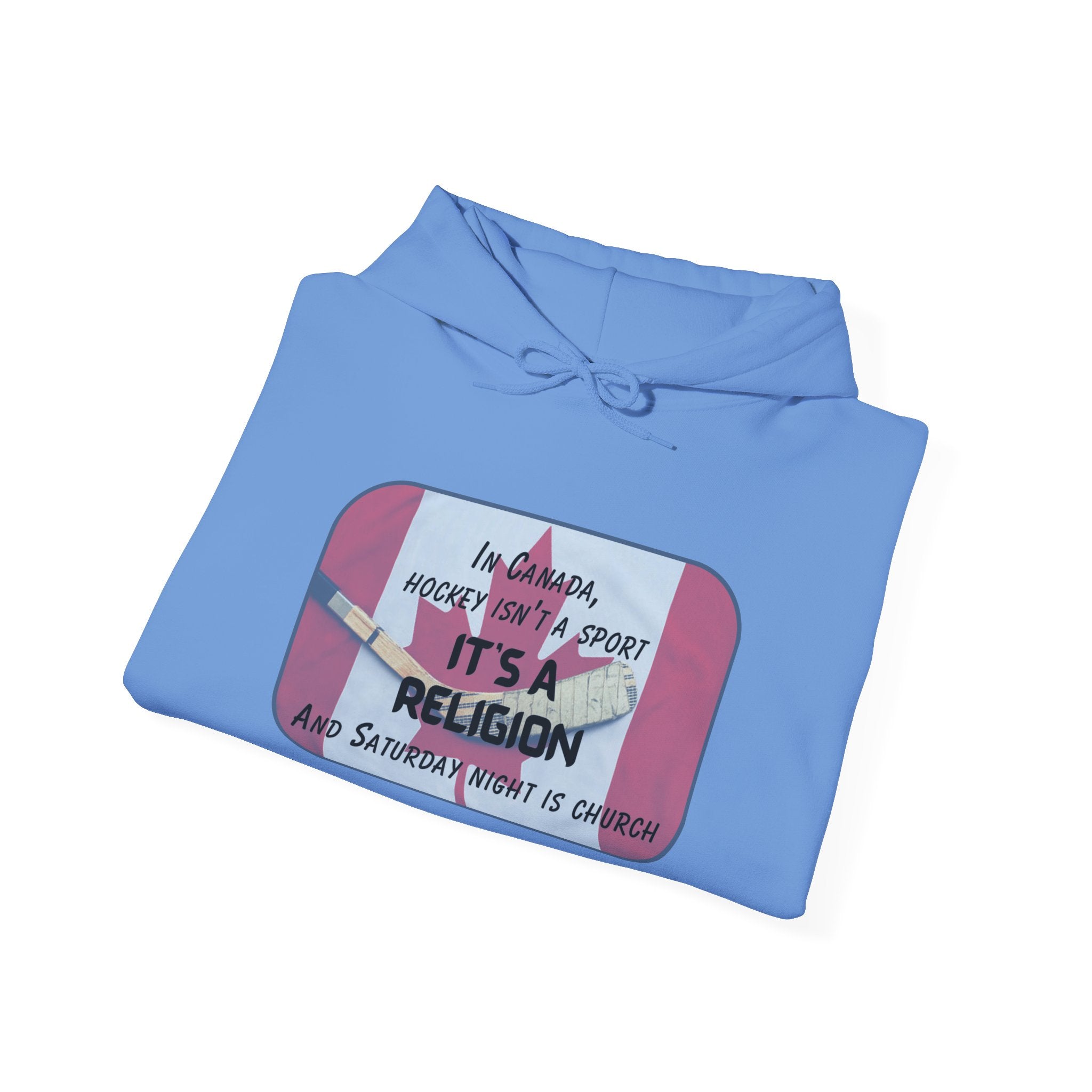Canada Hockey Religion Hoodie