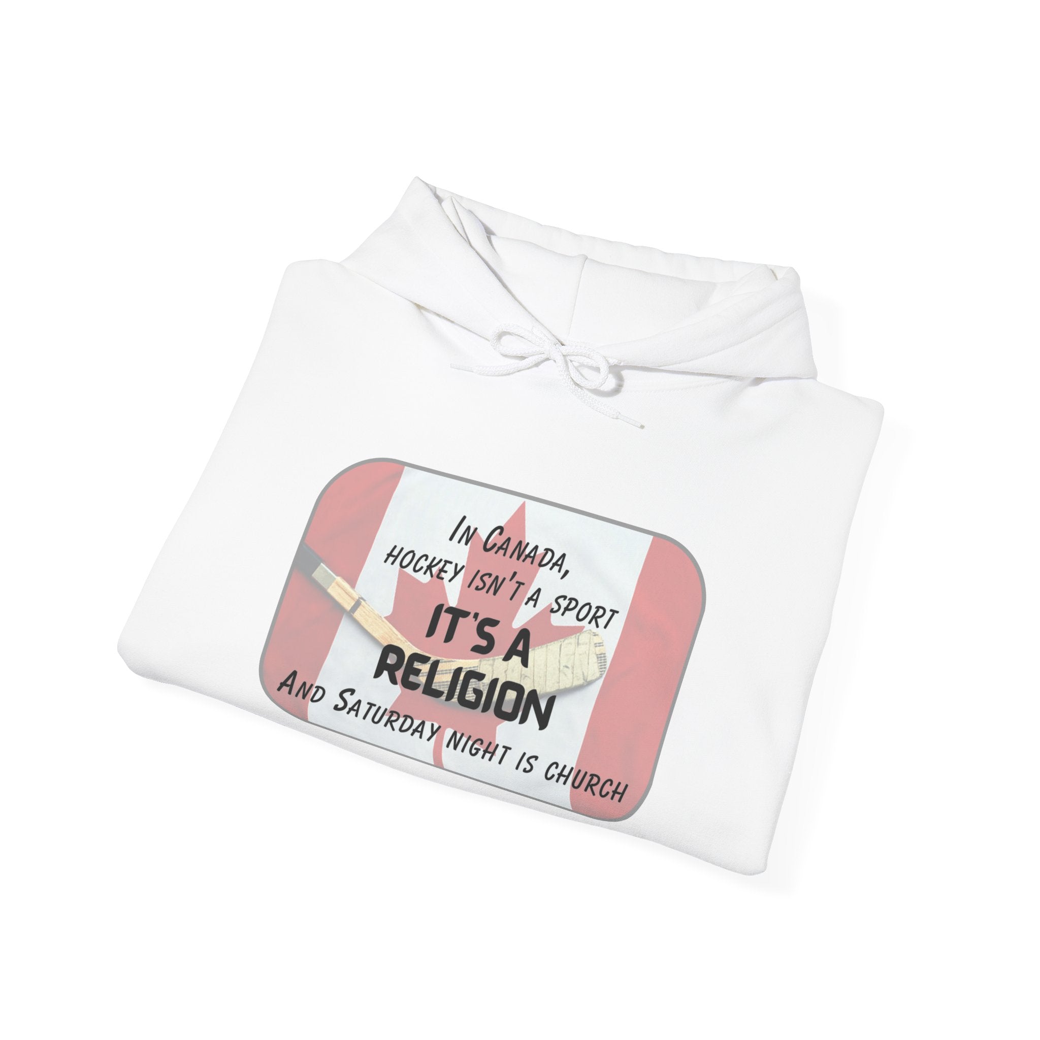Canada Hockey Religion Hoodie