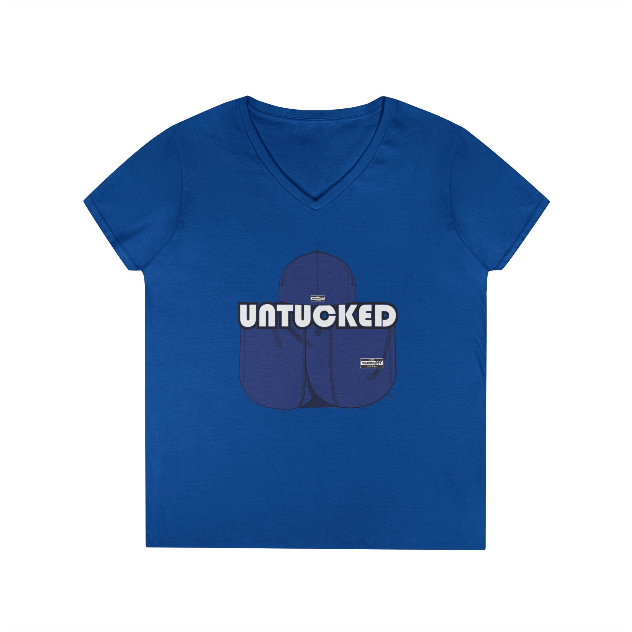 Untucked Ladies' V-Neck T-Shirt