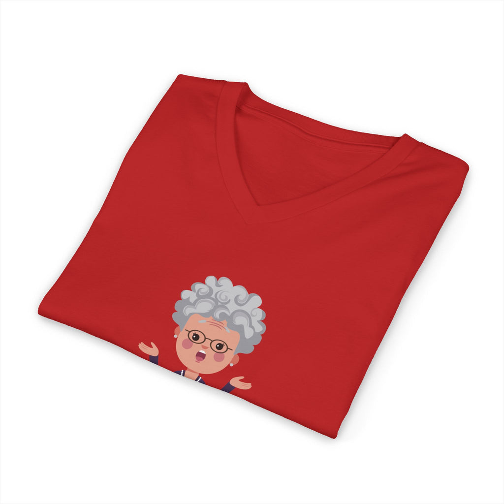 Funny Grandma V-Neck T-Shirt