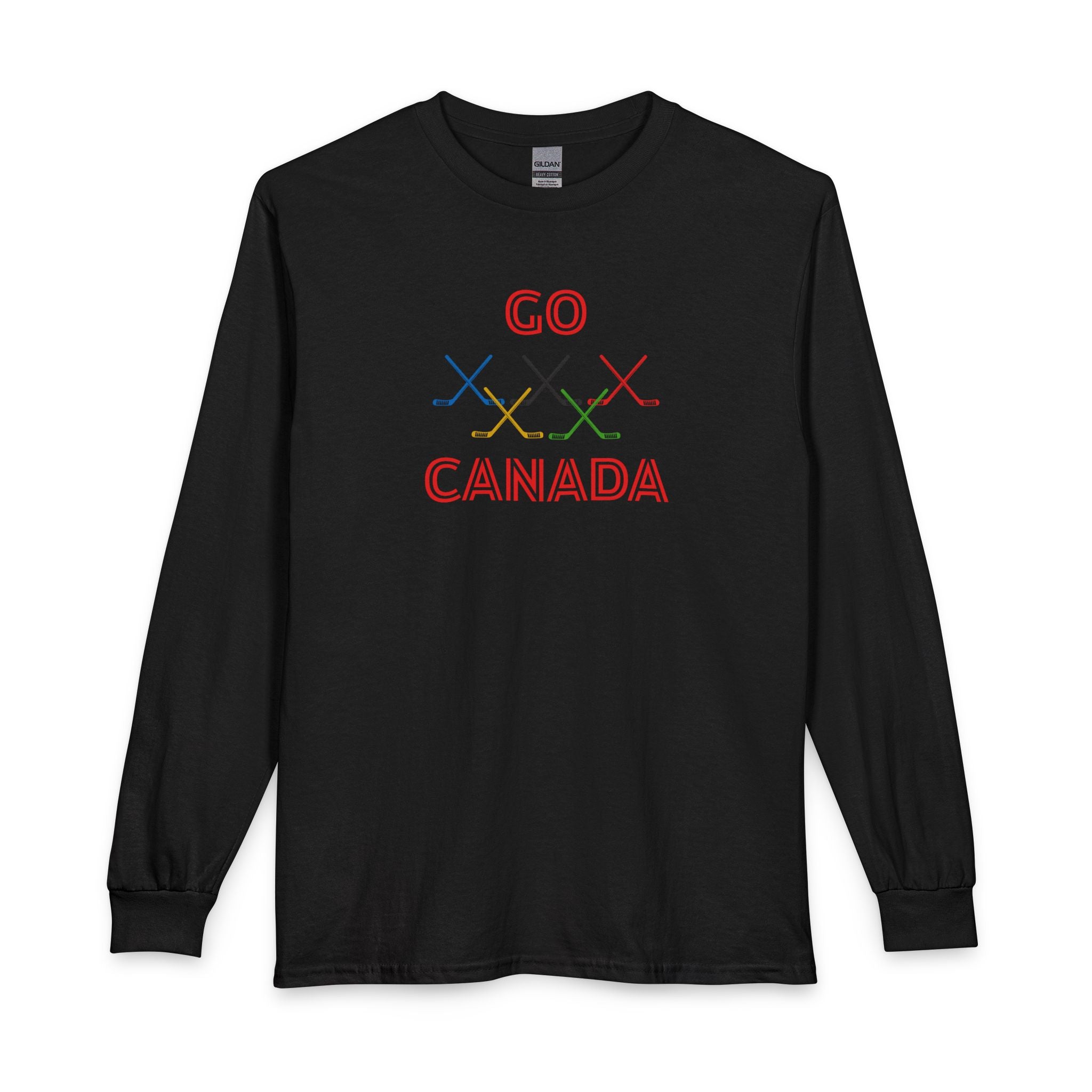 Canada Stick Rings Long Sleeve T-Shirt