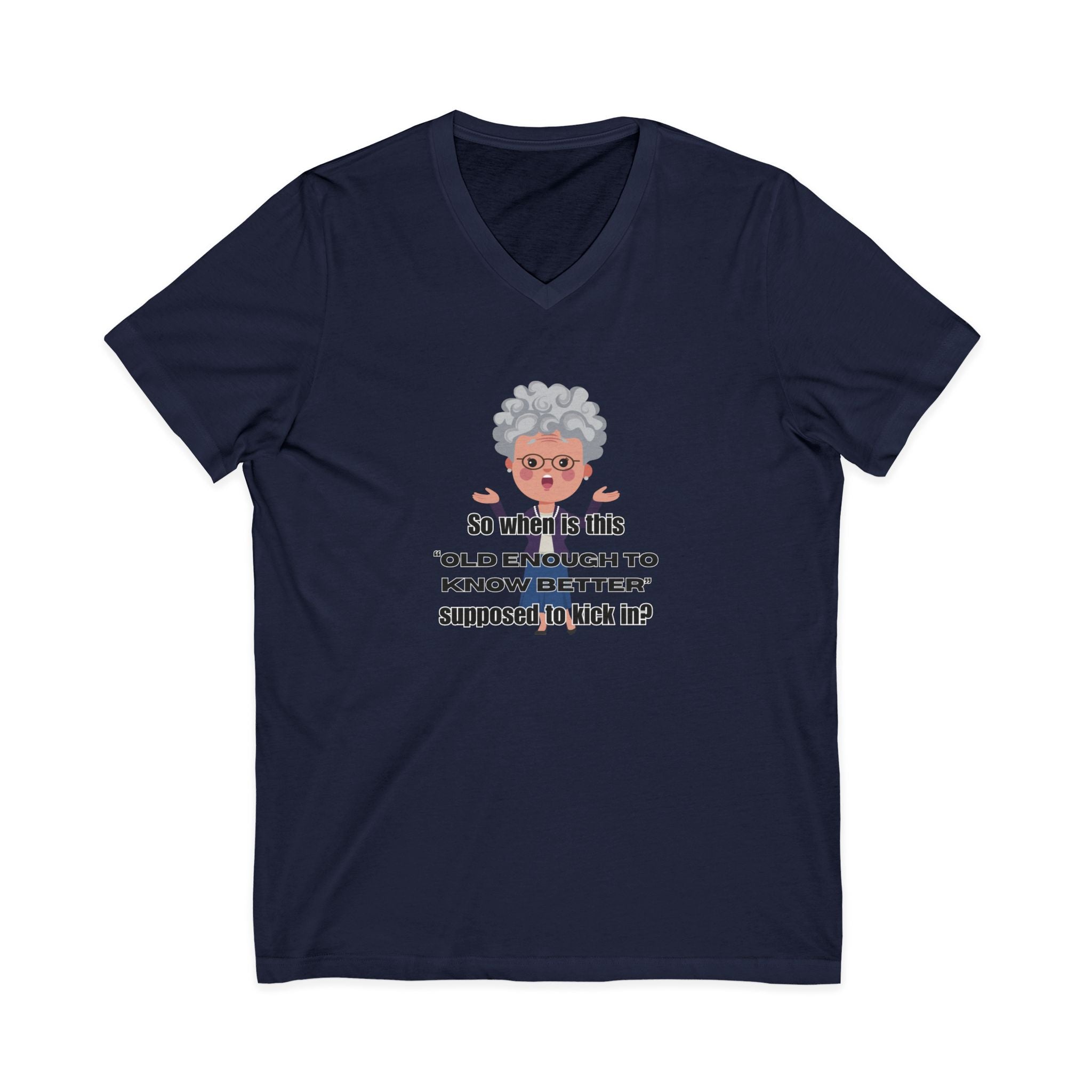 Funny Grandma V-Neck T-Shirt