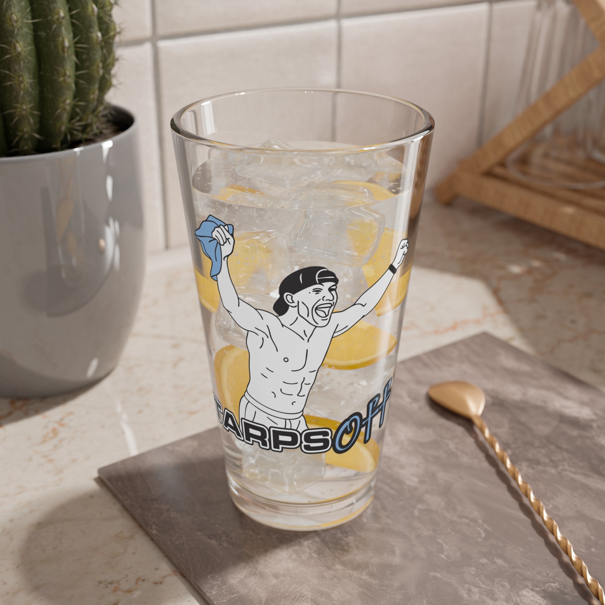 'Tarps Off' Sports Fan Beer Pint (16oz)