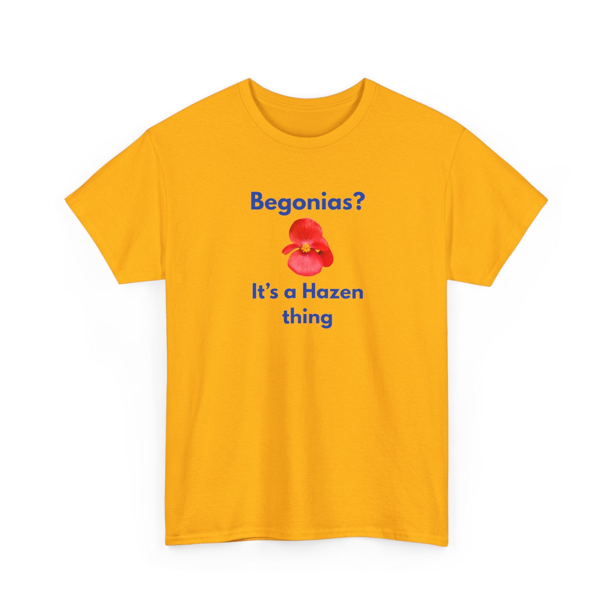 Chief Bradley Taylor Begonias? Front/Back T‑Shirt