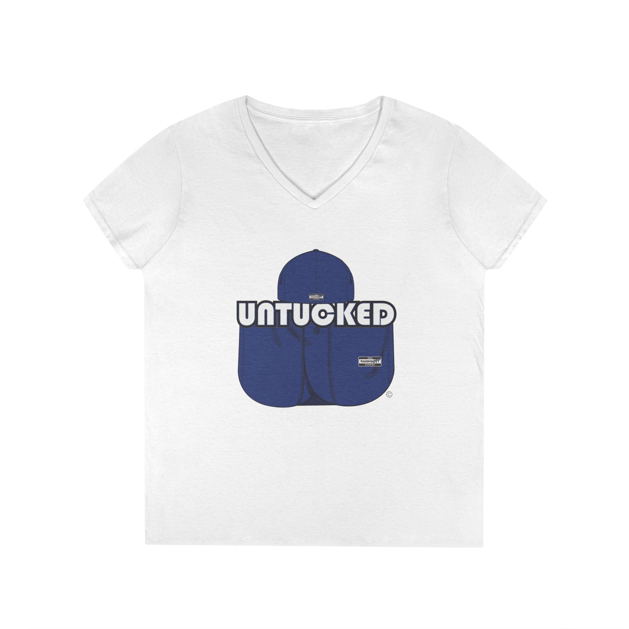 Untucked Ladies' V-Neck T-Shirt
