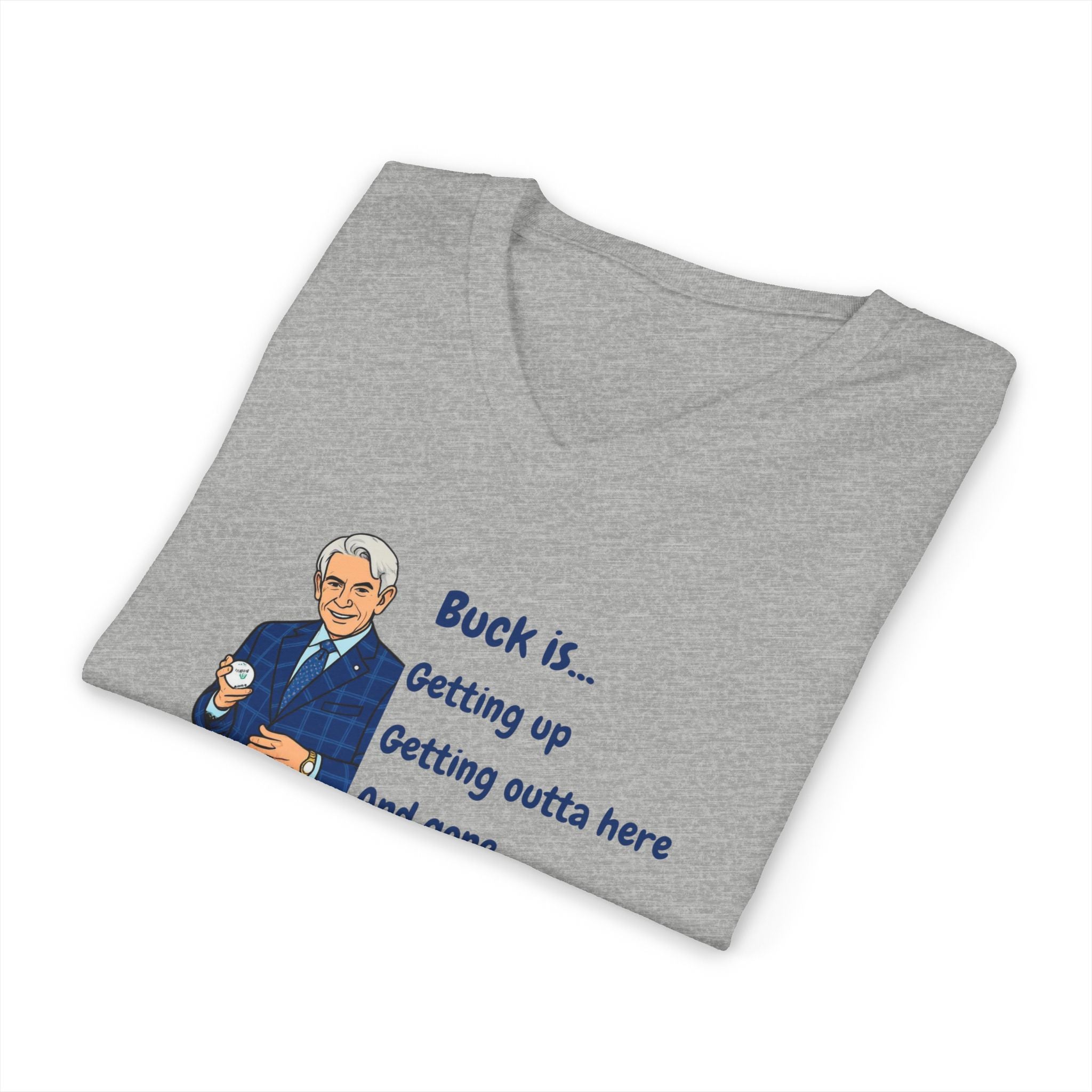 Buck Martinez Outta Here V-Neck T-Shirt