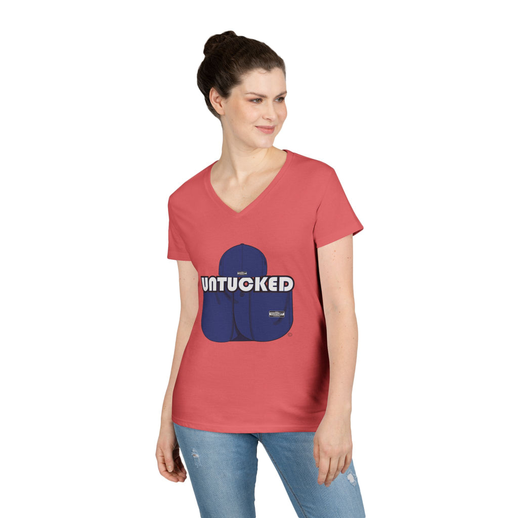 Untucked Ladies' V-Neck T-Shirt
