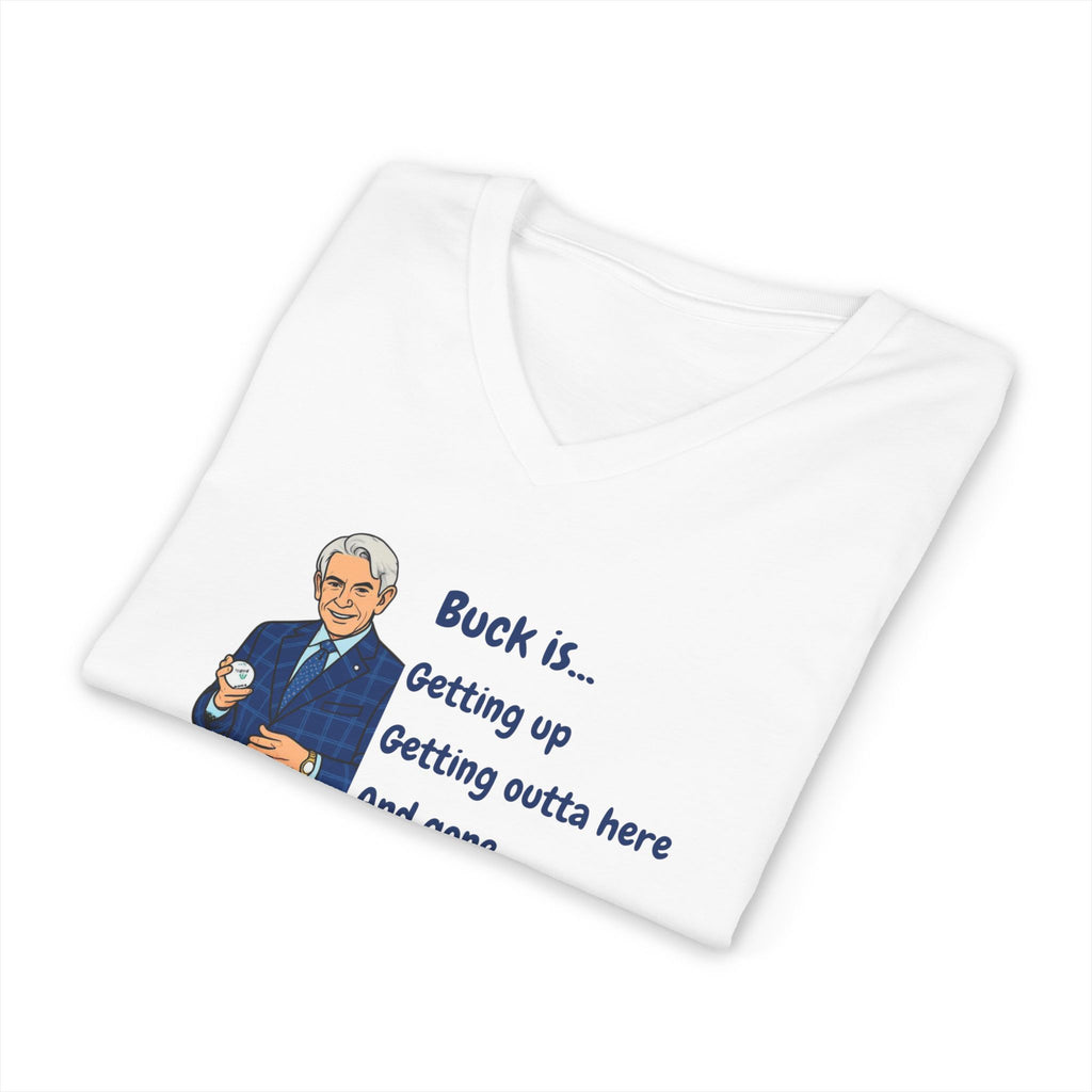 Buck Martinez Outta Here V-Neck T-Shirt