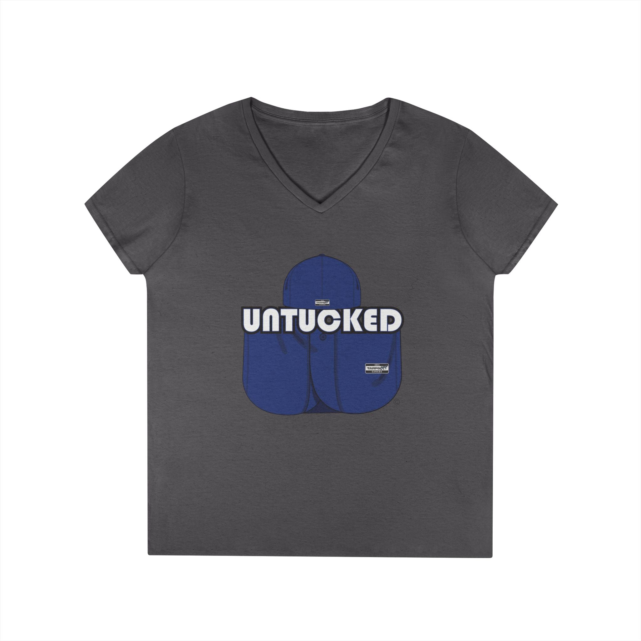 Untucked Ladies' V-Neck T-Shirt