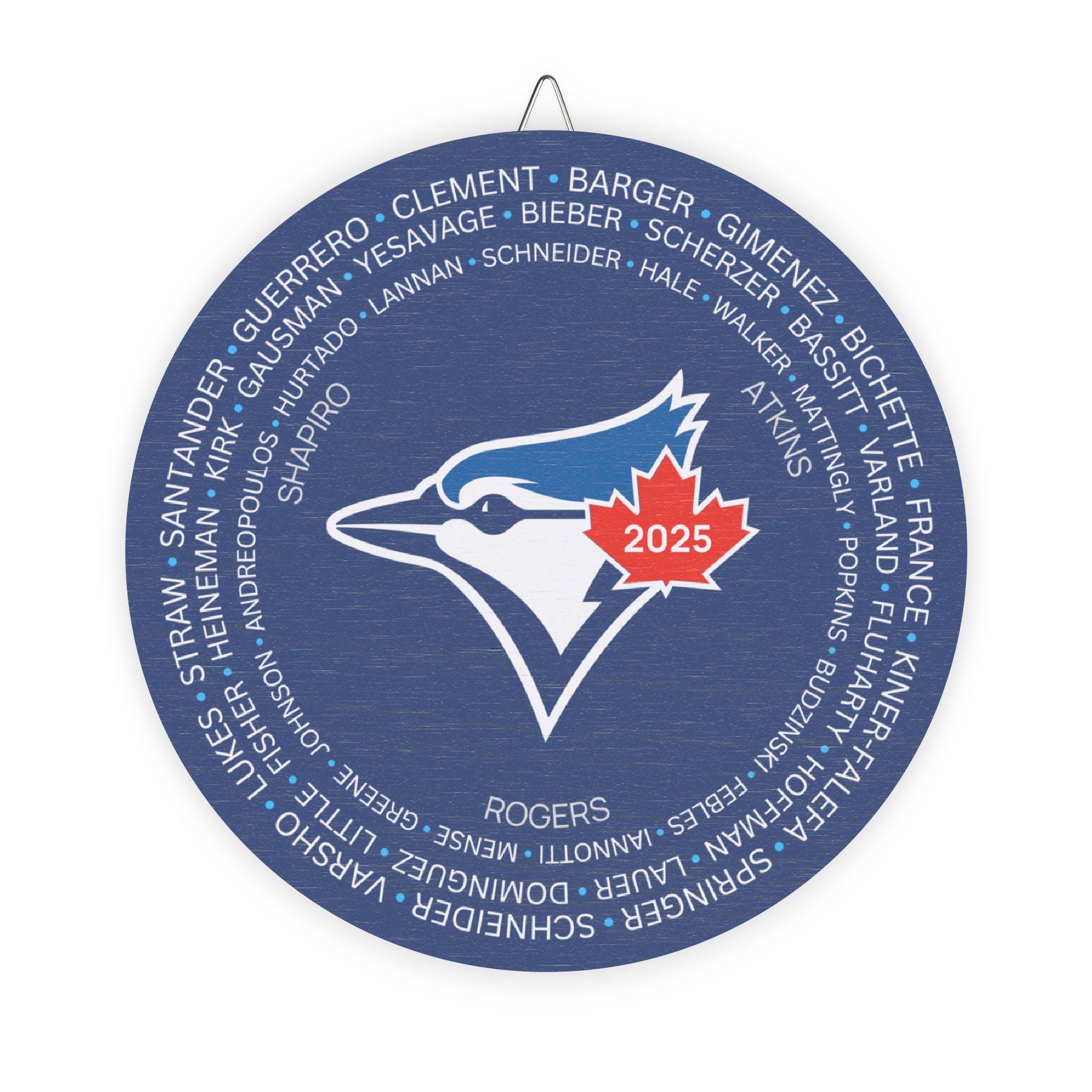 2025 Toronto Blue Jays Post Season Roster world series mlb american league champions want it all wood sign