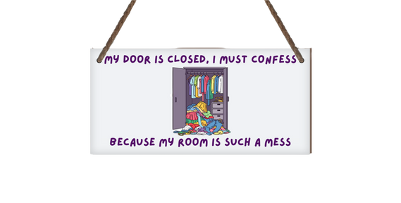 Teen Girl Bedroom Door Wood Sign