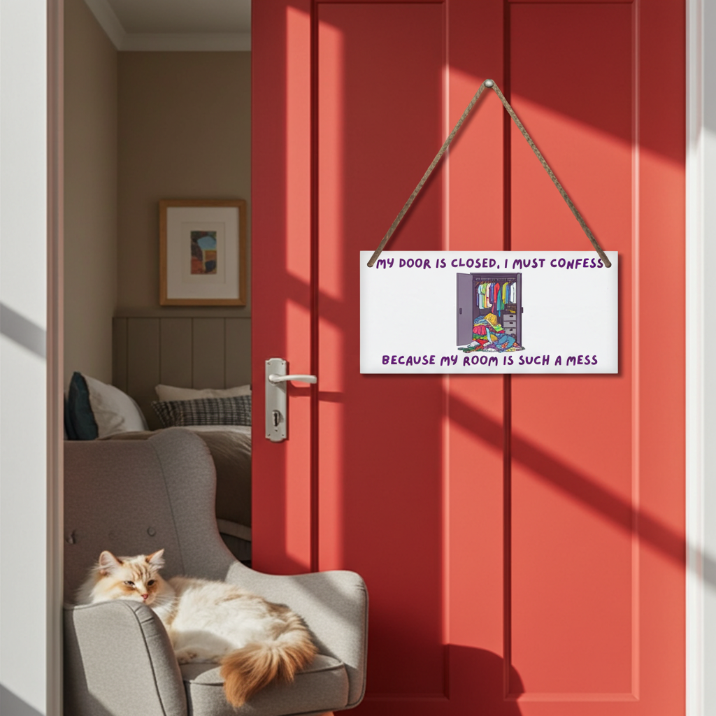 Teen Girl Bedroom Door Wood Sign