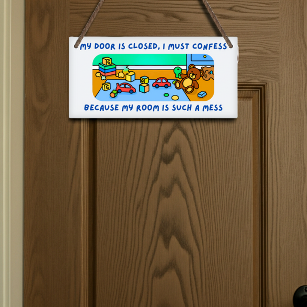 Child's Bedroom Door Wood Sign