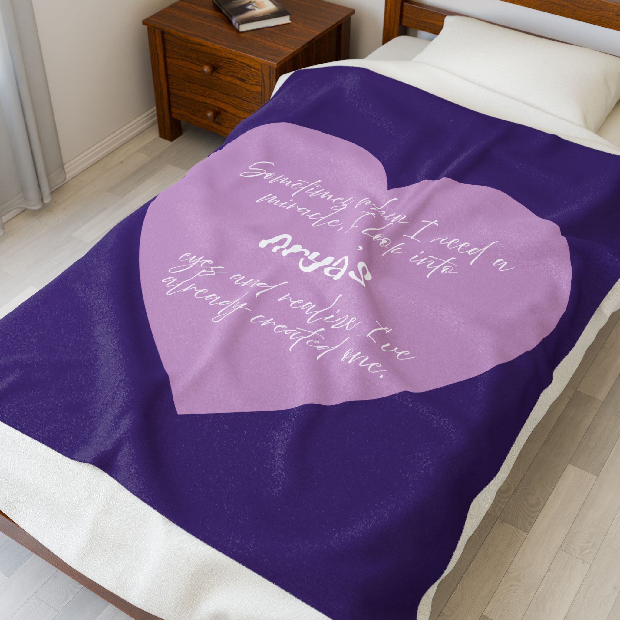 Personalized Miracle Plush Blanket