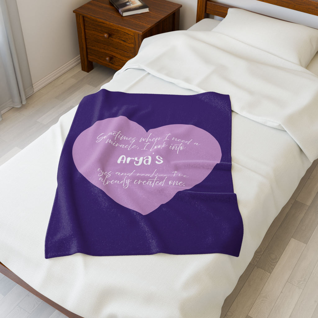 Personalized Miracle Plush Blanket