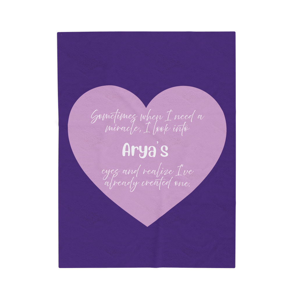 Personalized Miracle Plush Blanket