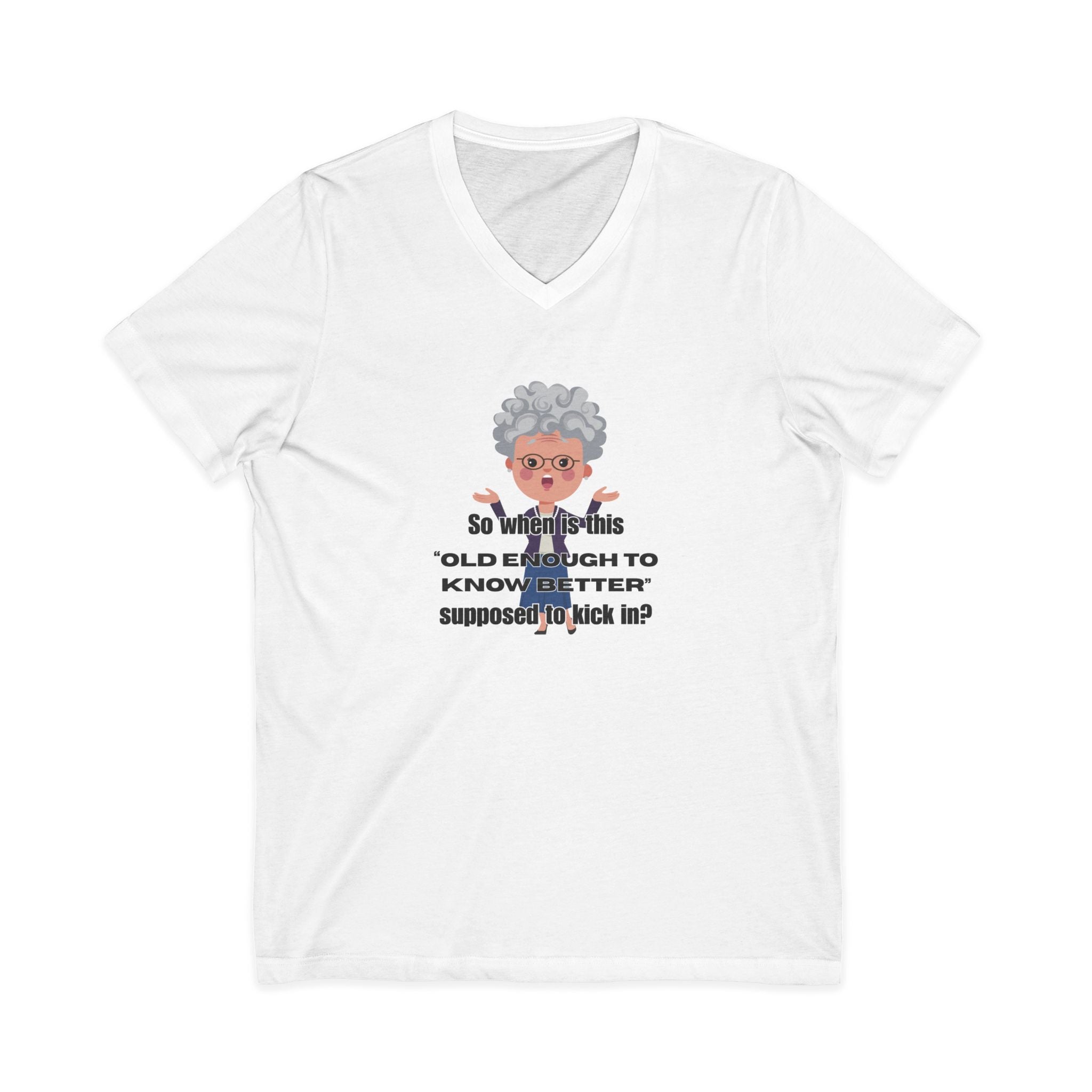 Funny Grandma V-Neck T-Shirt