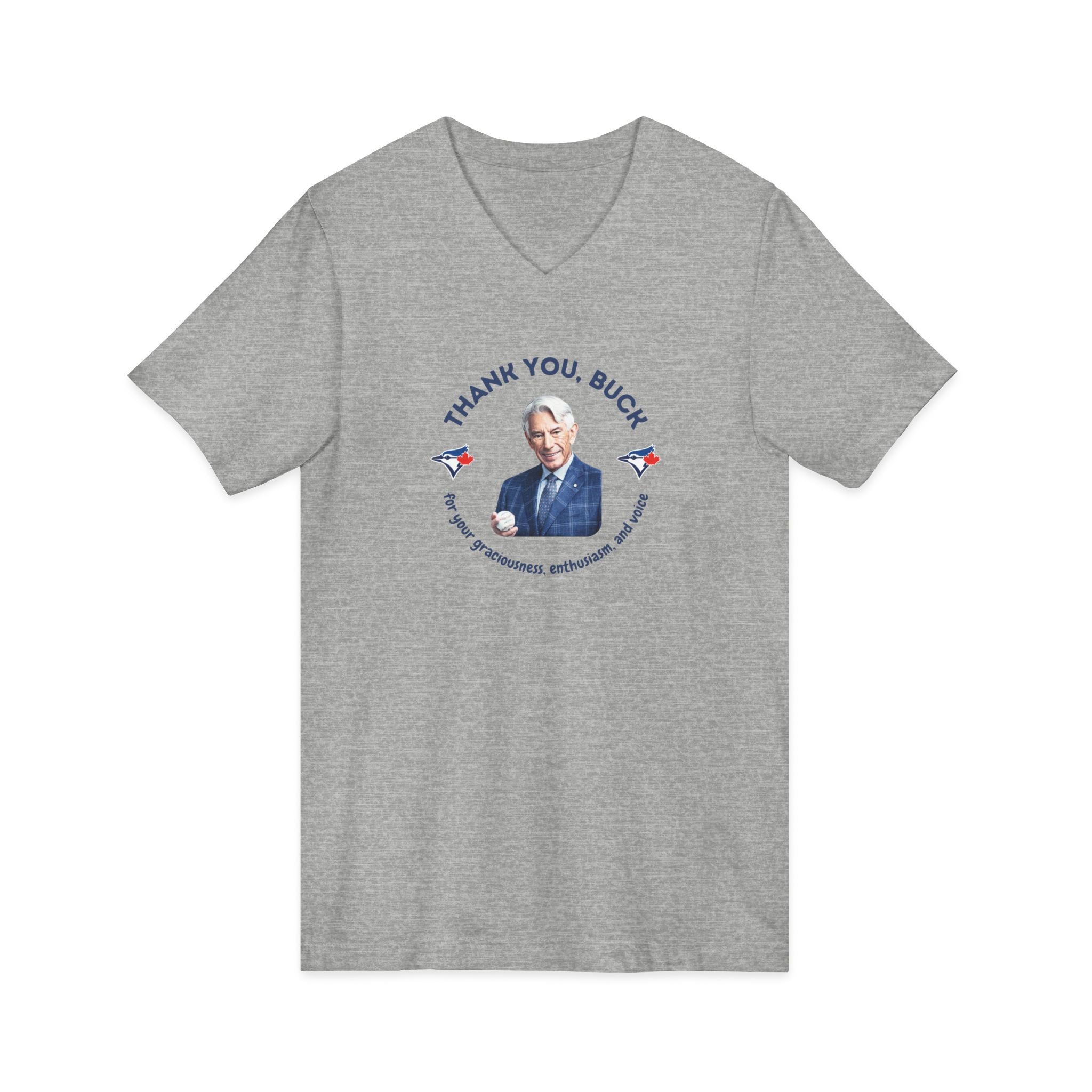 Thank You, Buck Martinez V-Neck T-Shirt