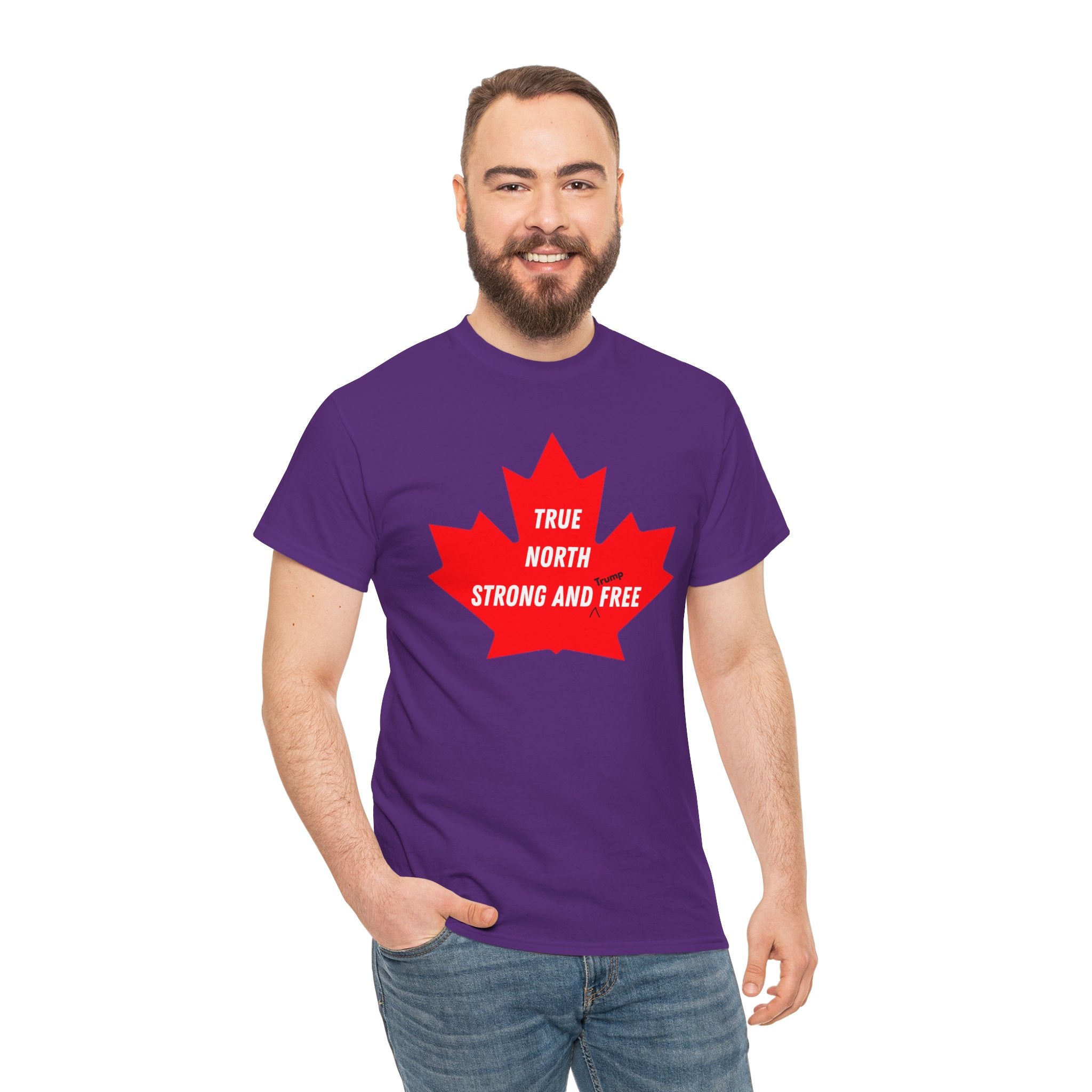 Canada True North Strong and Free Anti Trump T‑Shirt