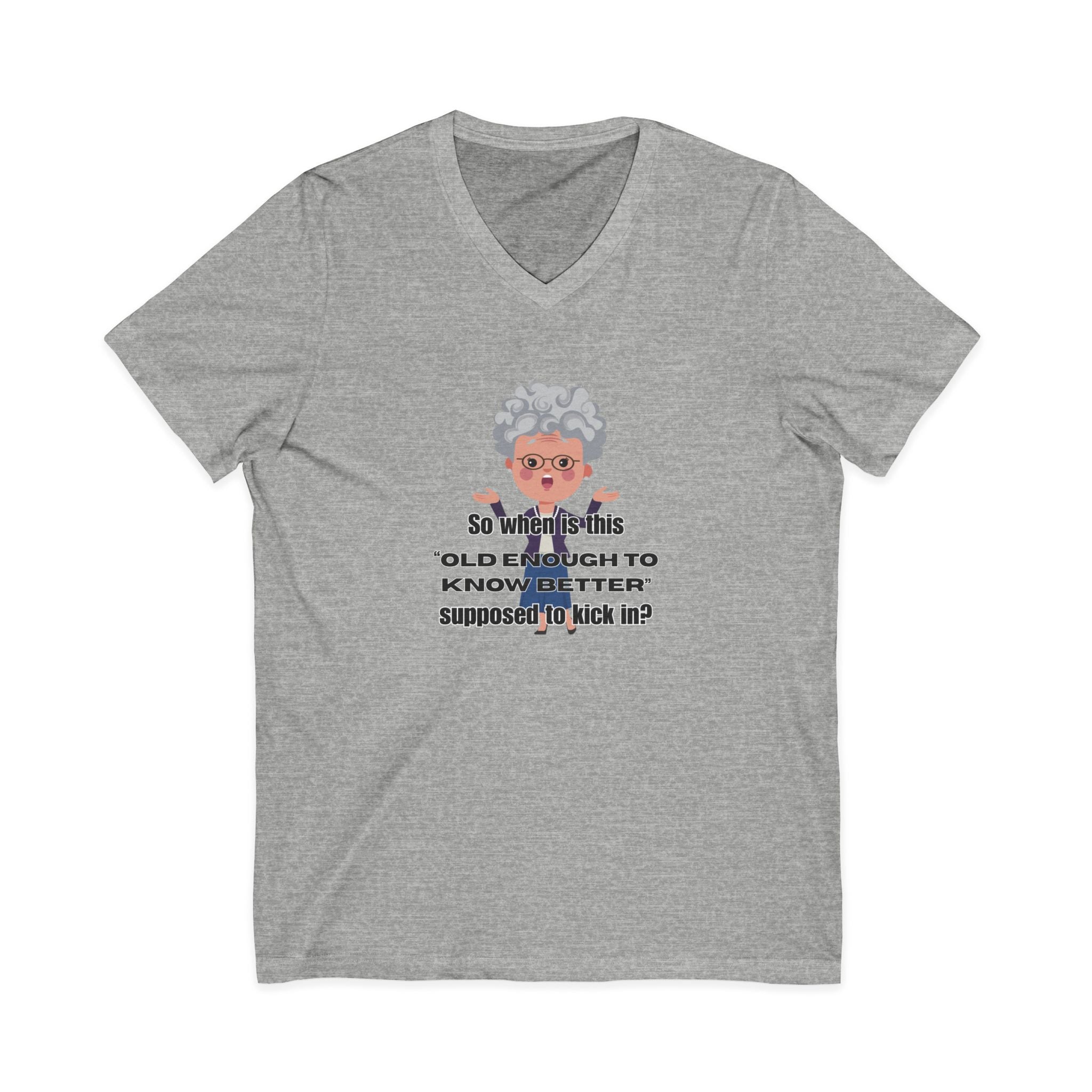 Funny Grandma V-Neck T-Shirt