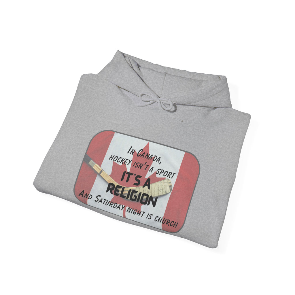 Canada Hockey Religion Hoodie