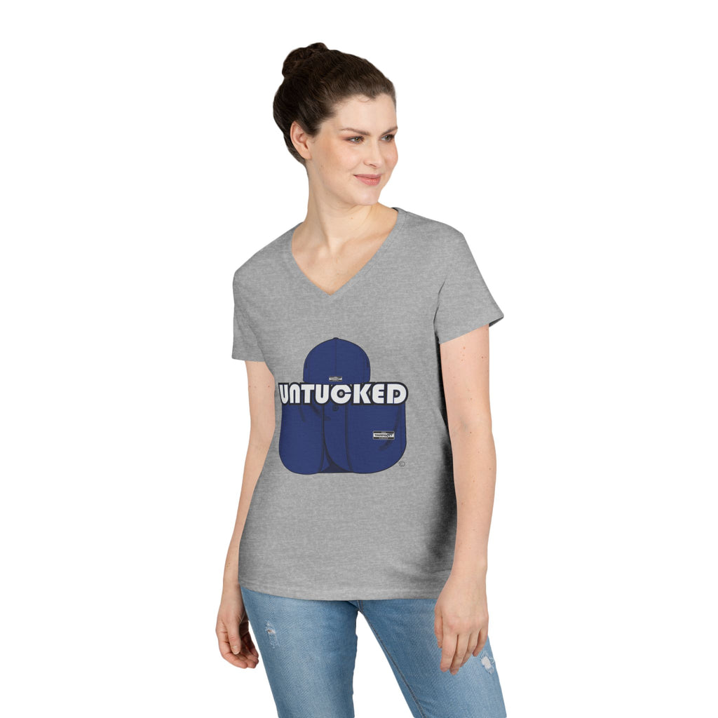 Untucked Ladies' V-Neck T-Shirt