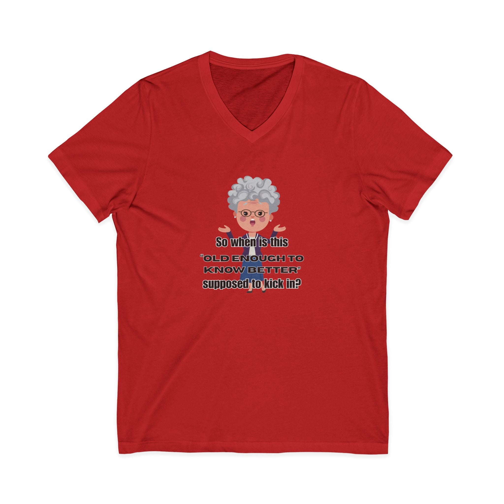 Funny Grandma V-Neck T-Shirt